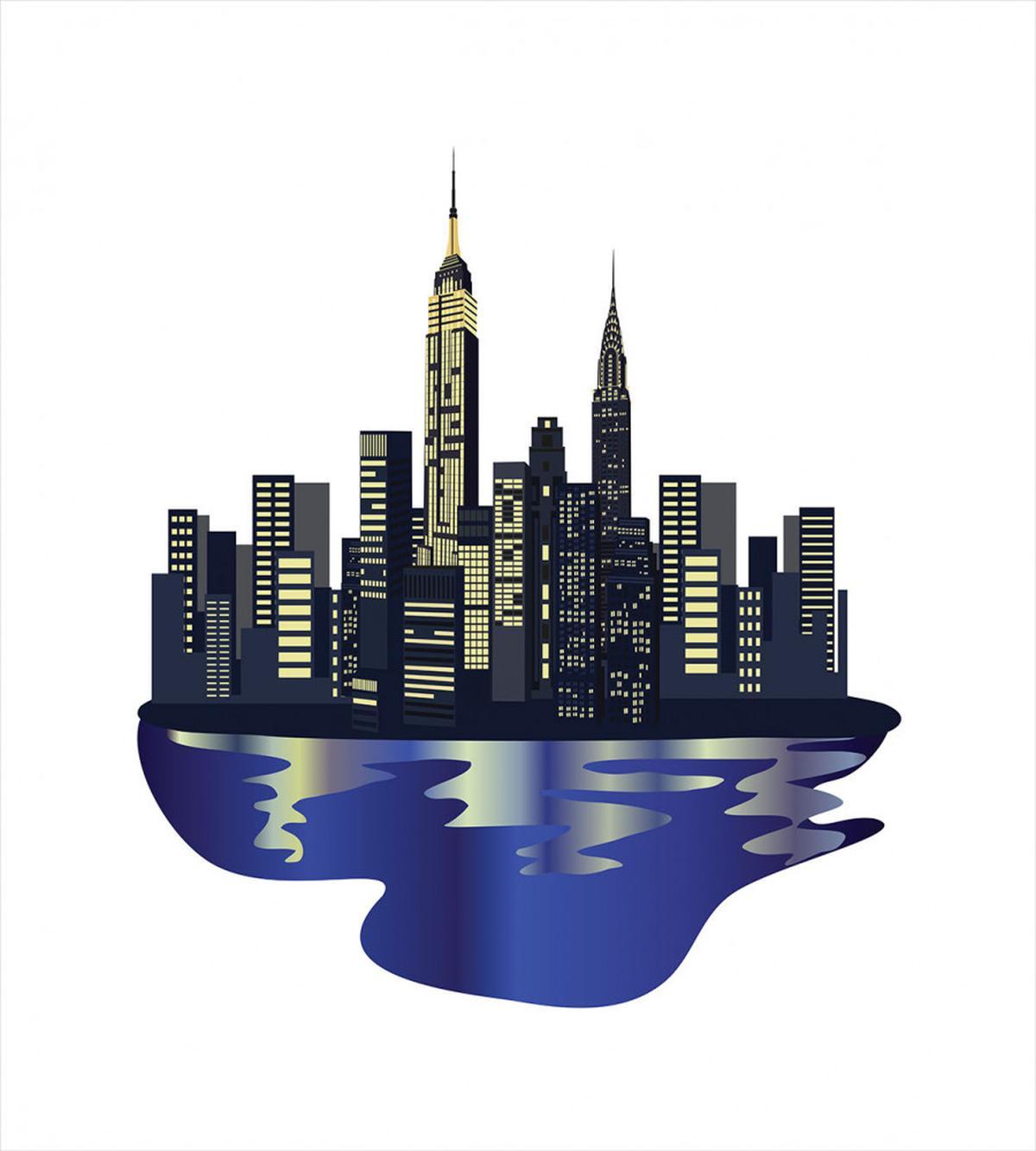 Metropolitan New York Night — Pattern