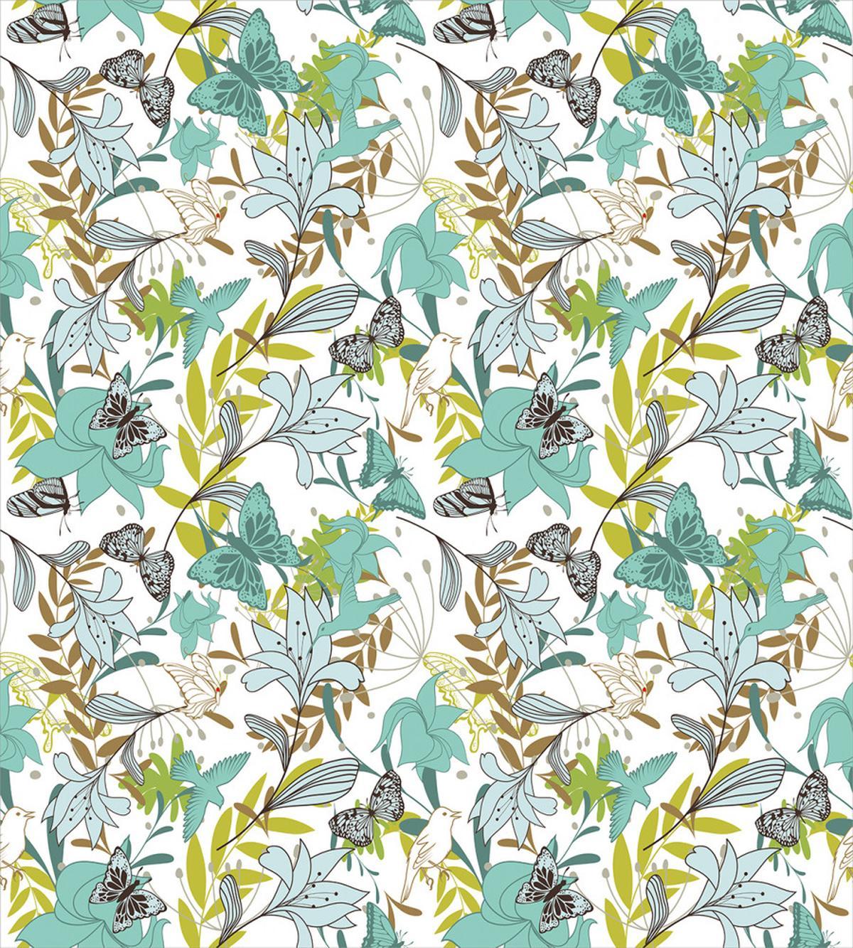 Flying Birds Butterflies — Pattern