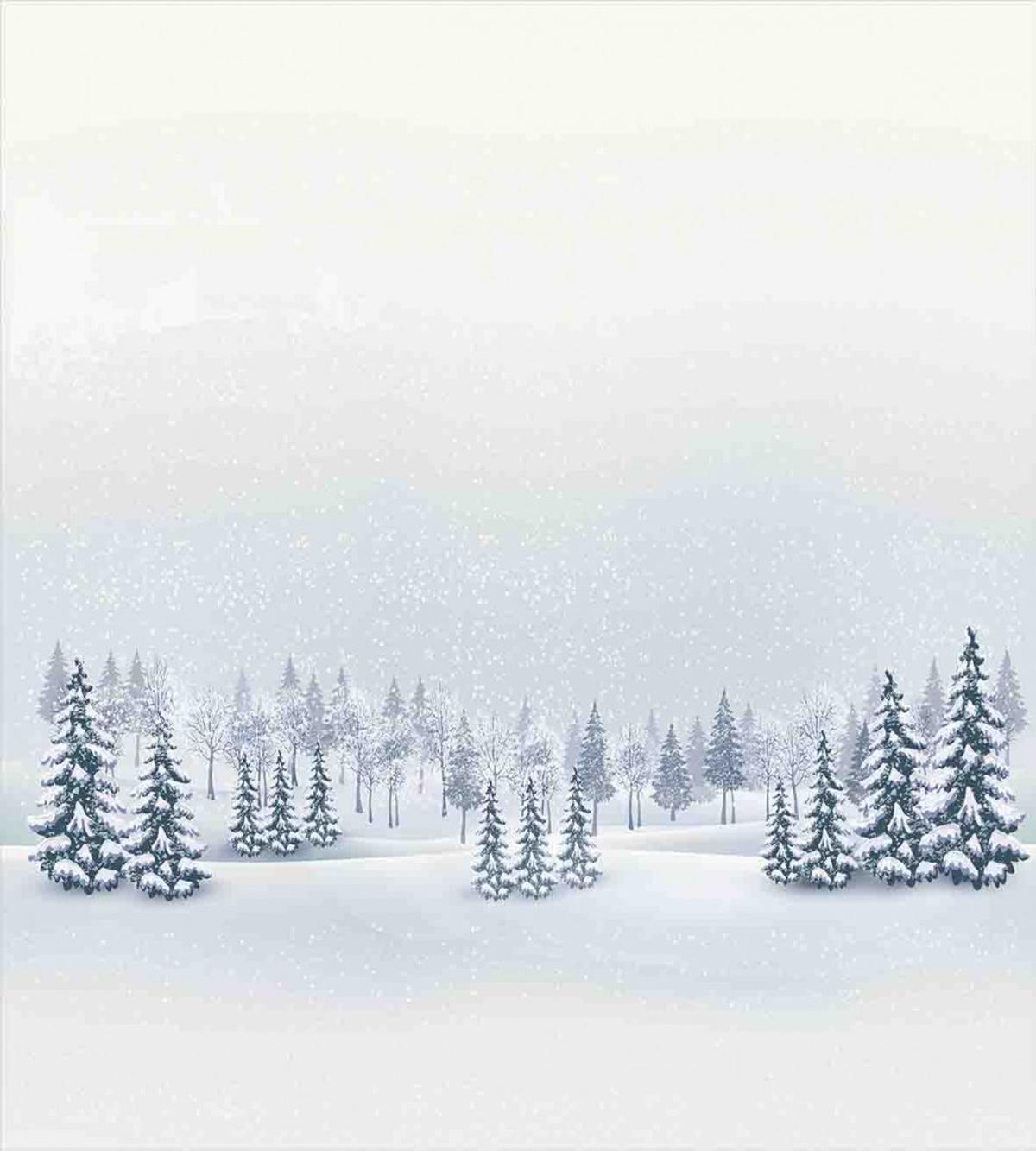 Foggy Weather Trees — Pattern