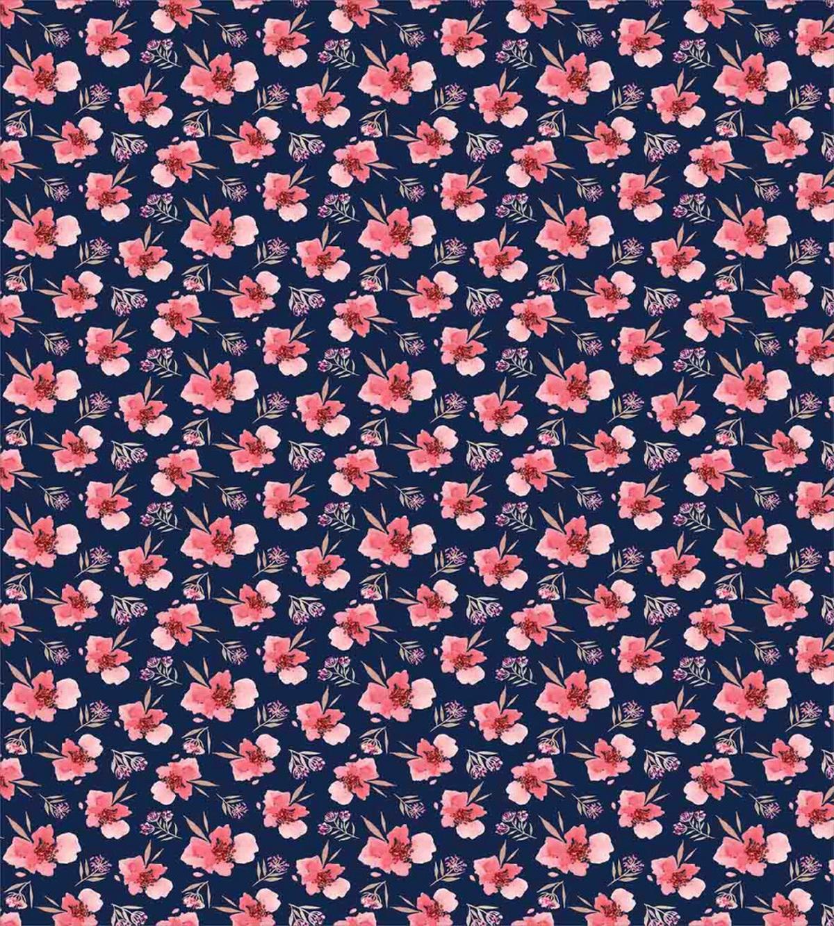 Vibrant Tropical Blooms — Pattern
