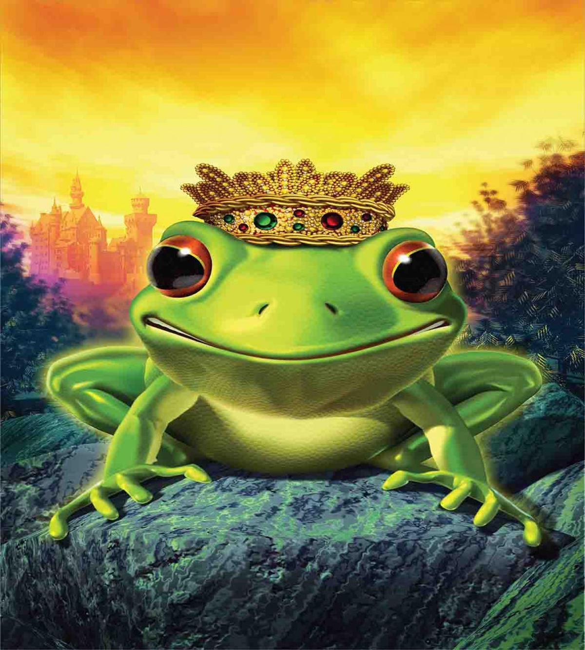 Frog Prince with Crown — Pattern