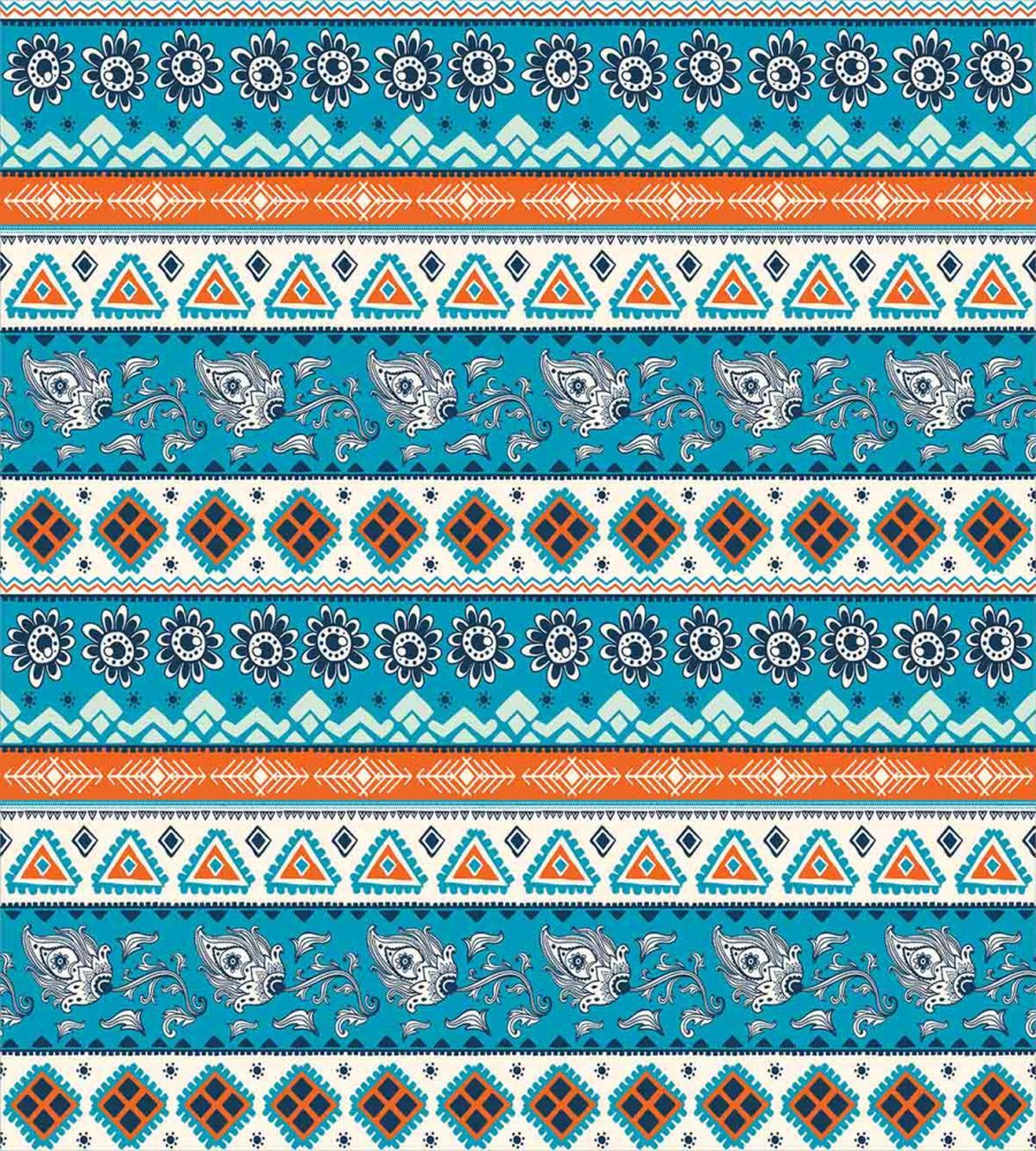 Floral Aztec Art Pattern — Pattern