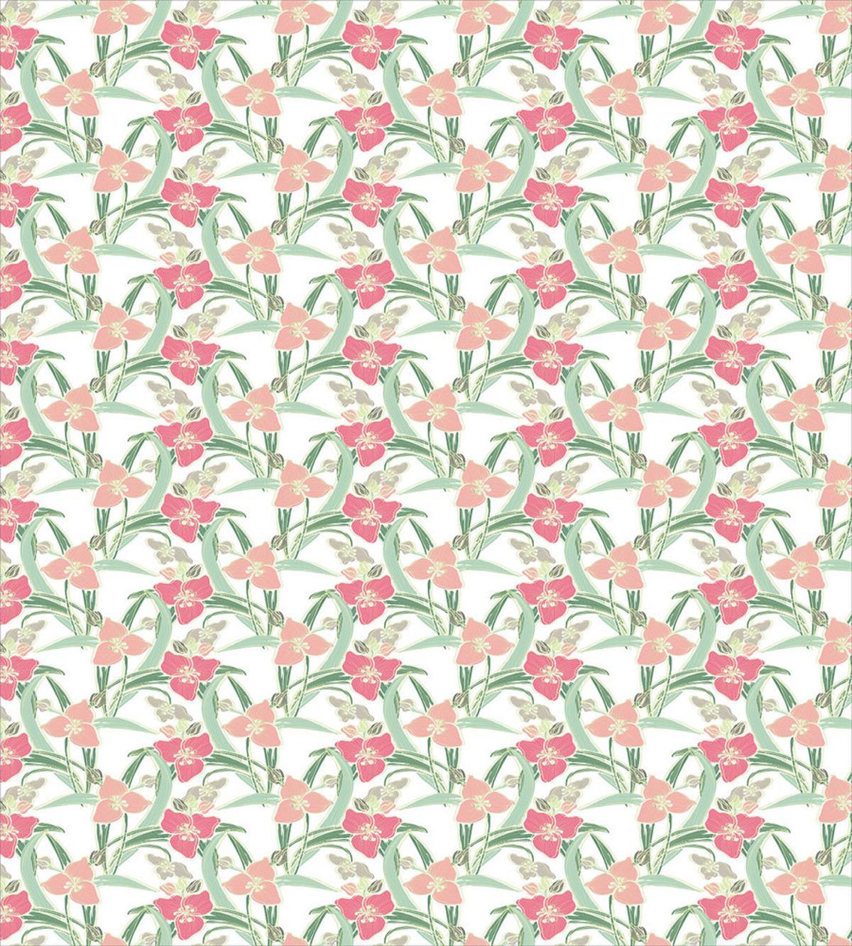Hand Drawn Ornamental Blossom — Pattern