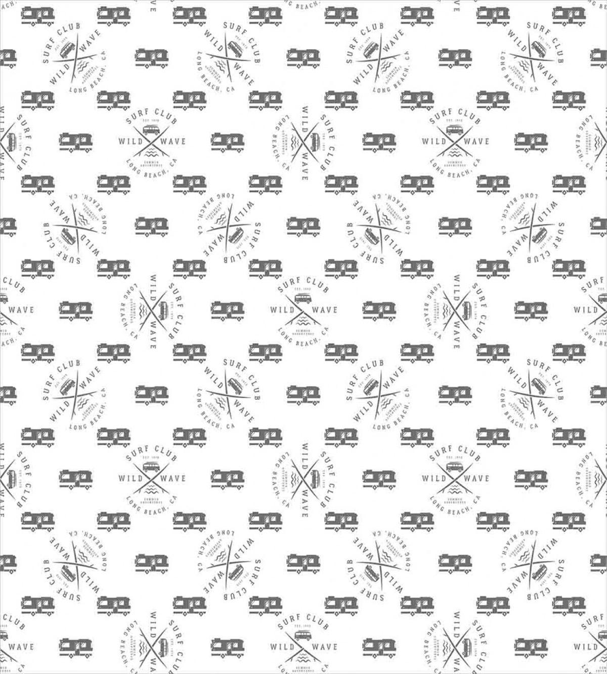 Retro Surf Summer Camp Theme — Pattern