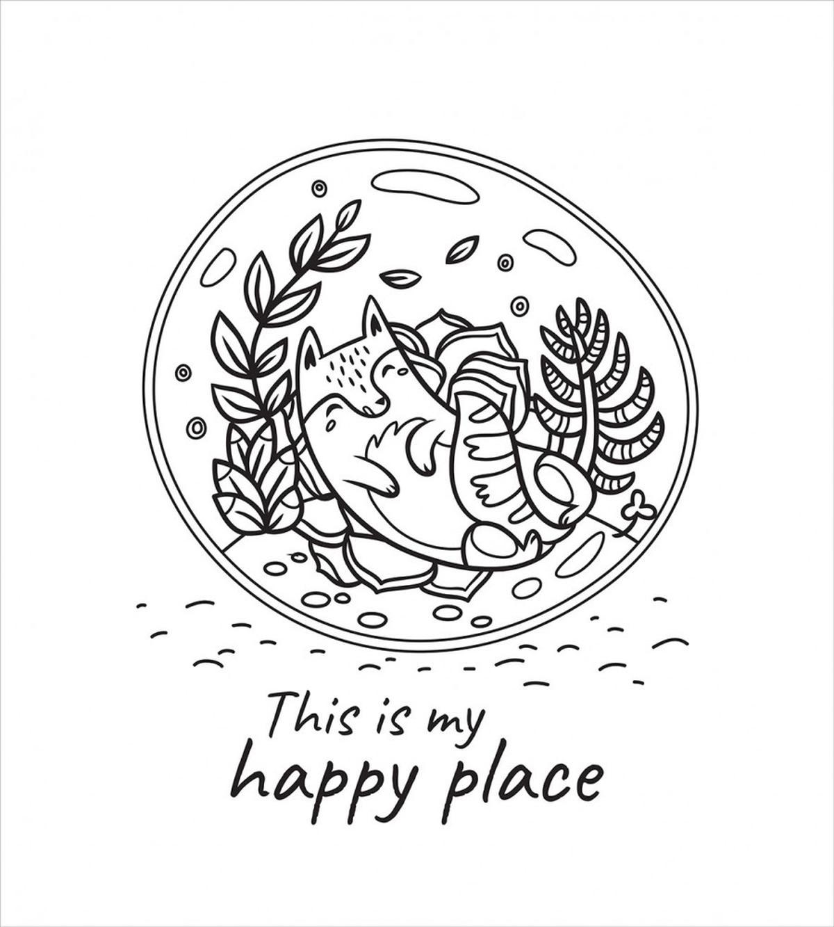 Positive Saying with Doodle — Pattern