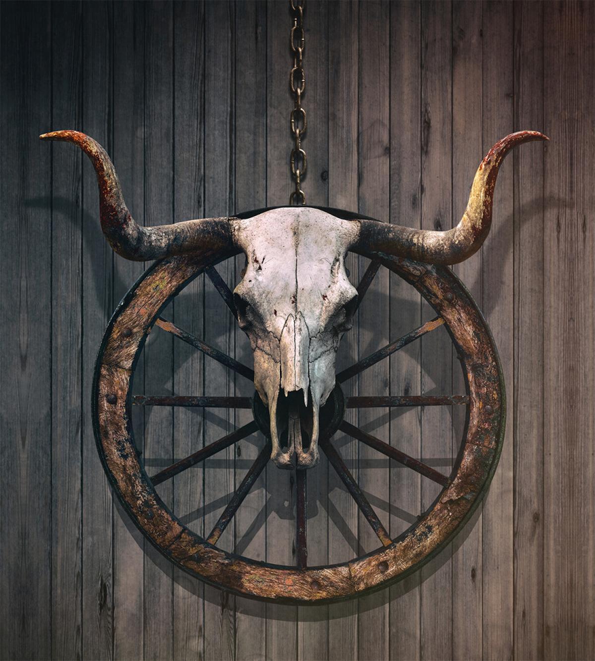 Rustic Skulll — Pattern