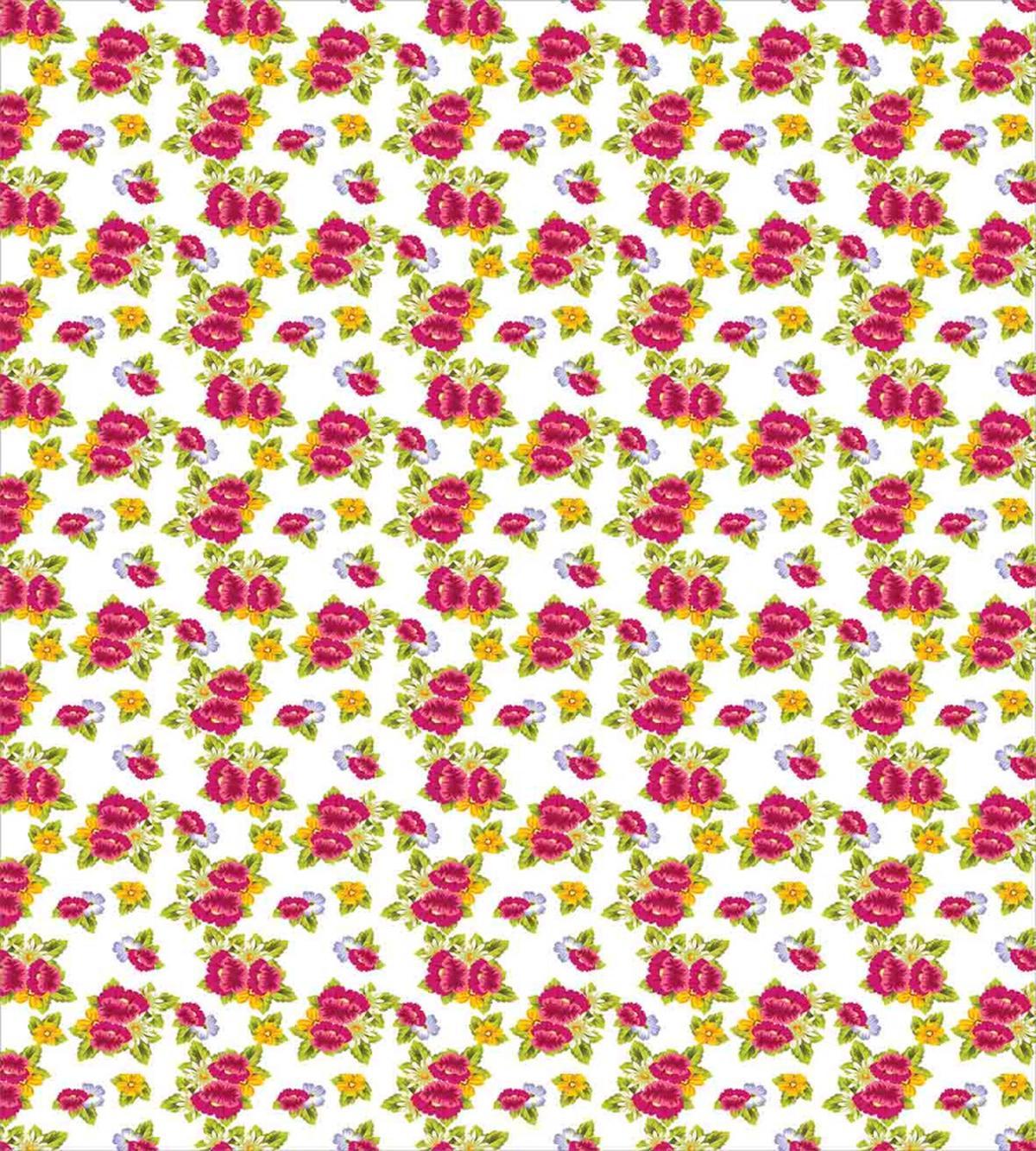 Colorful Fresh Wildflowers — Pattern