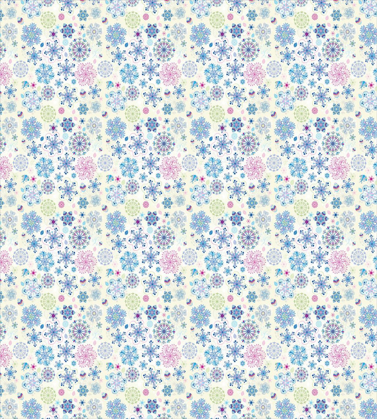 Colorful Winter Leaf — Pattern