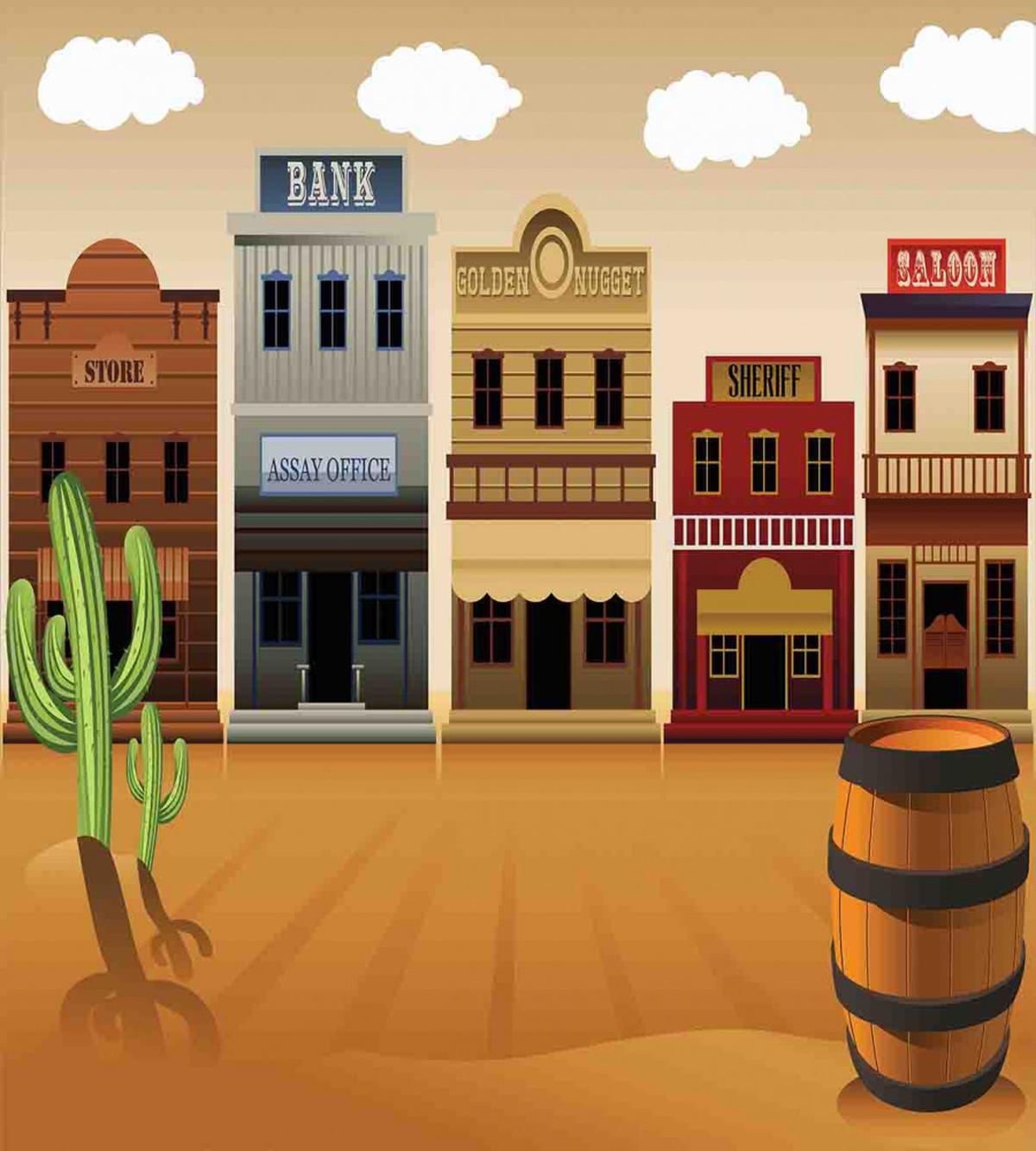 Wild West Village Town — Pattern
