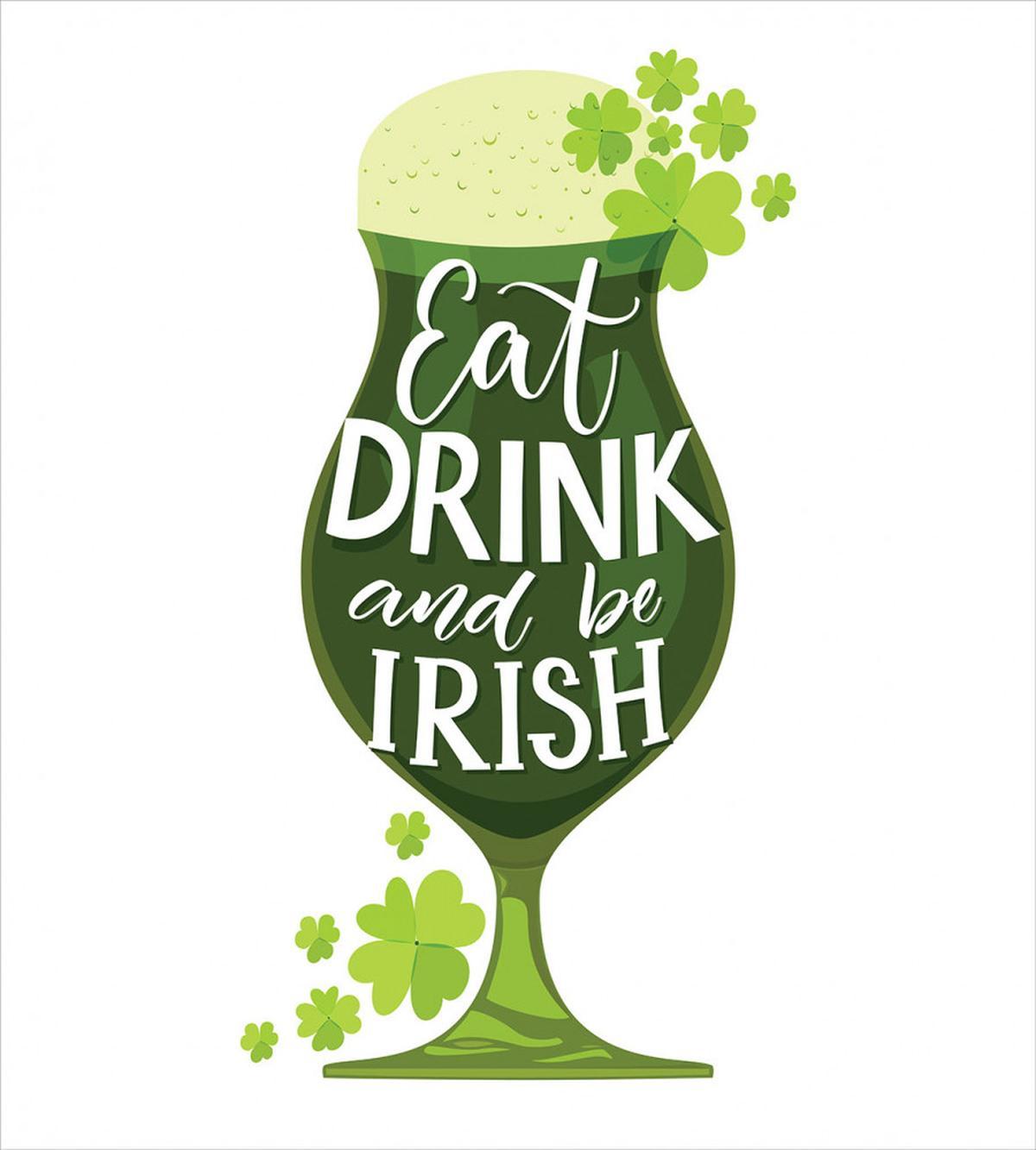 Eat Drink and Be Irish Beer — Pattern