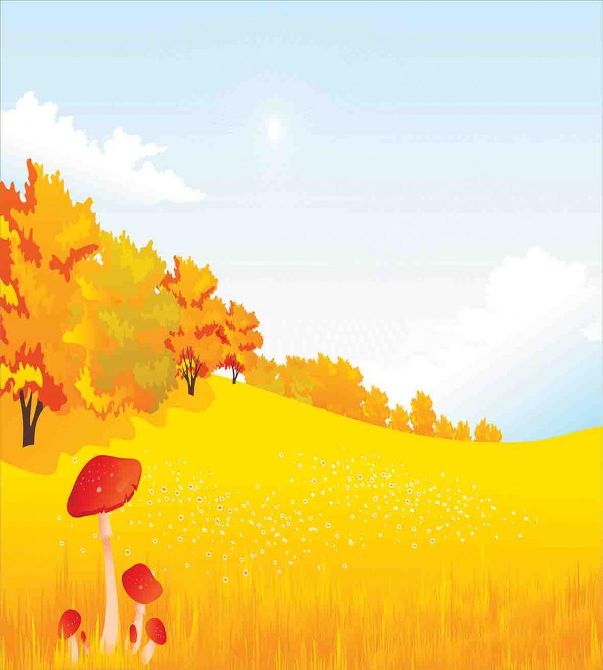 Fall Landscape Meadow — Pattern