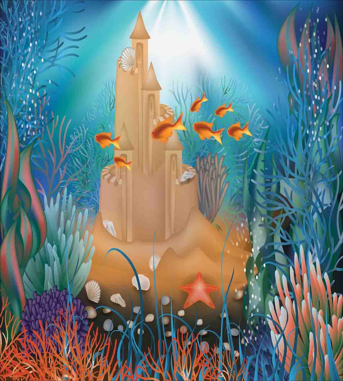 Fish Corals and Castle — Pattern