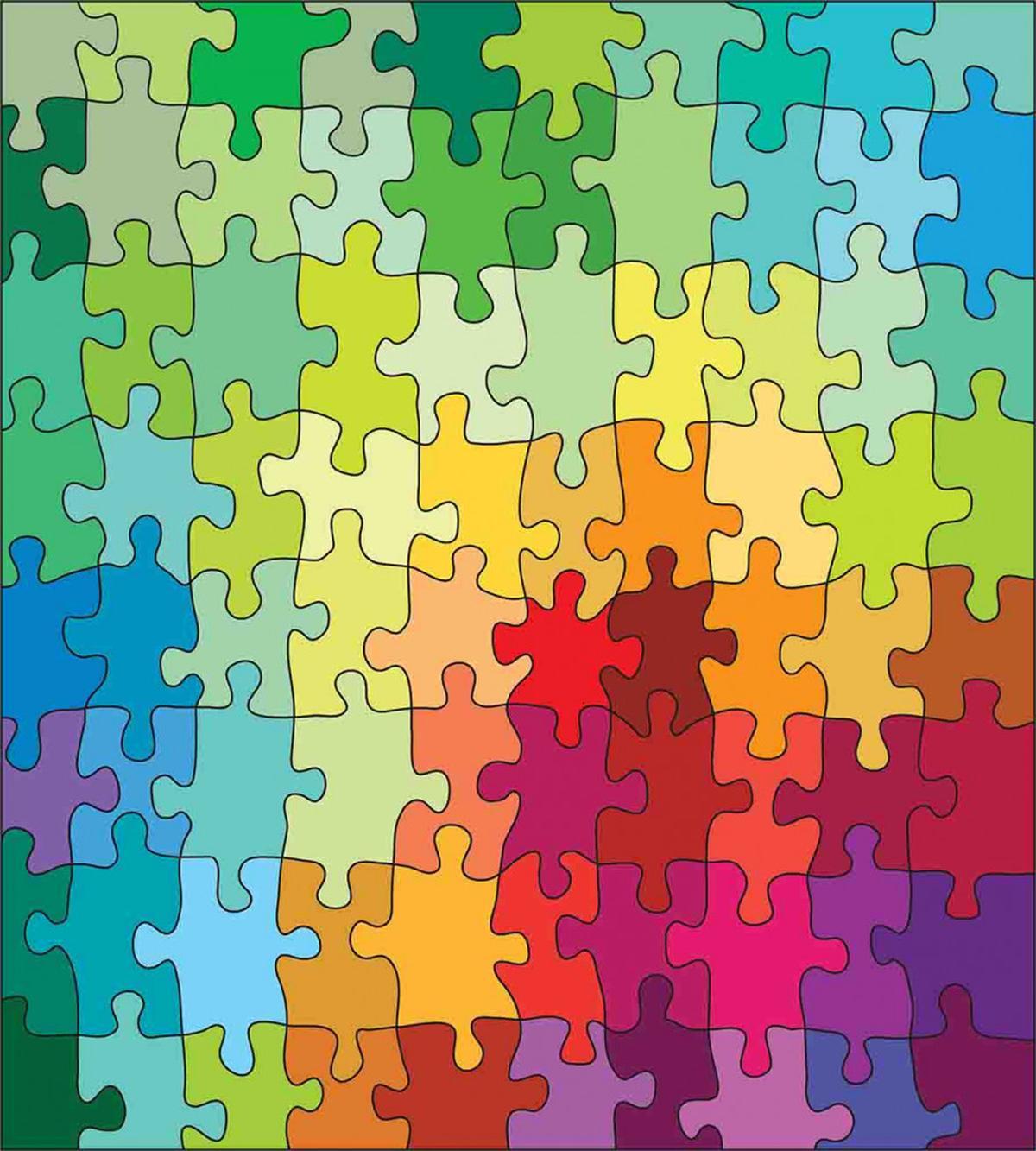 Colored Hobby Puzzle — Pattern