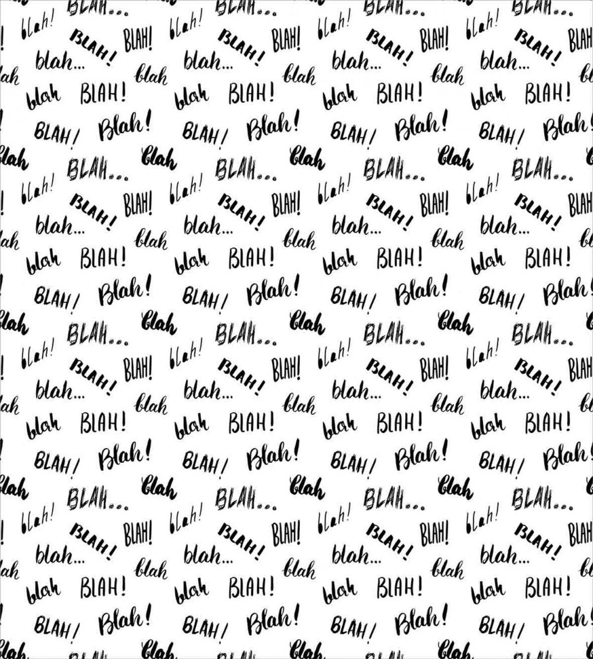 Blah Blah Words — Pattern