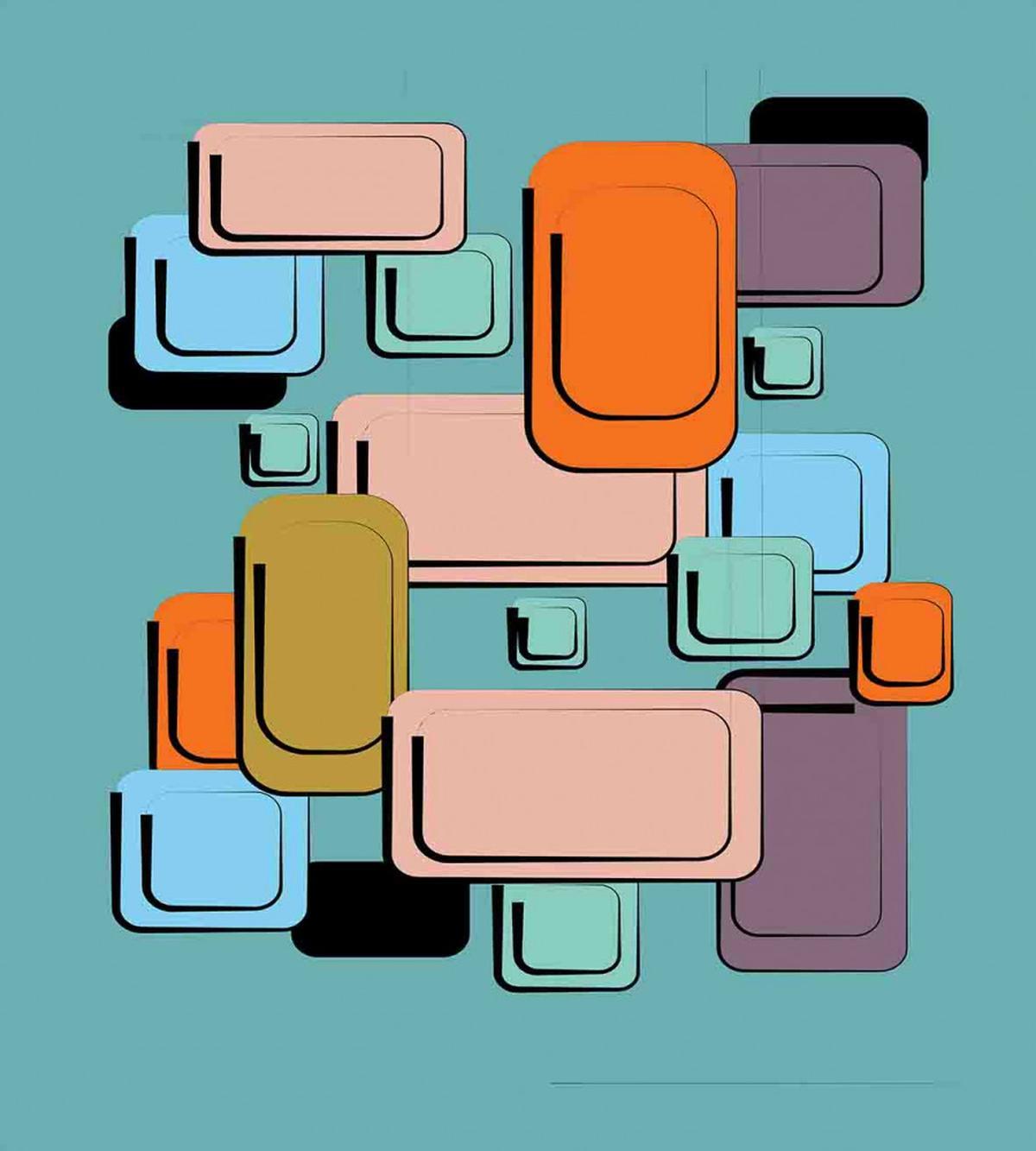 Geometric Rectangle Forms — Pattern