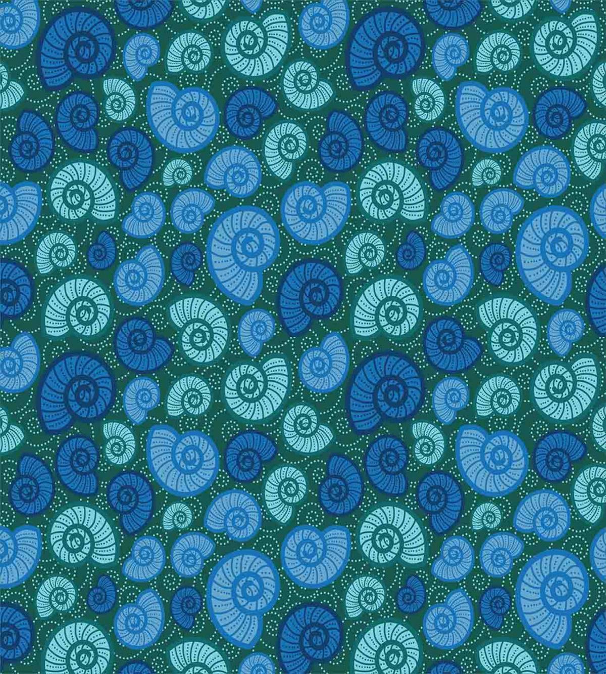Periwinkle and Vortex — Pattern
