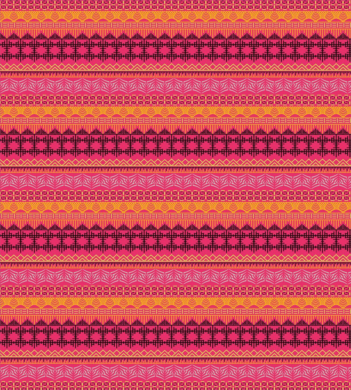 Abstract Tribal Style Motif — Pattern
