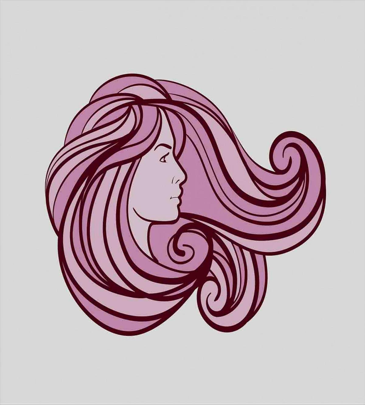 Indulgent Pinky Hair — Pattern