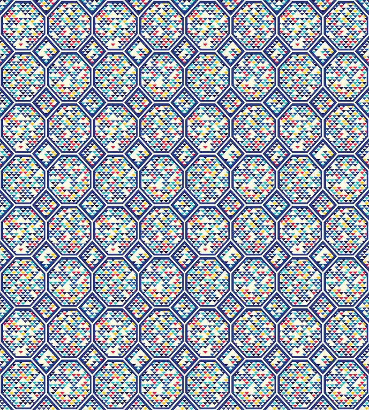 Triangles Tiles Artwork — Pattern