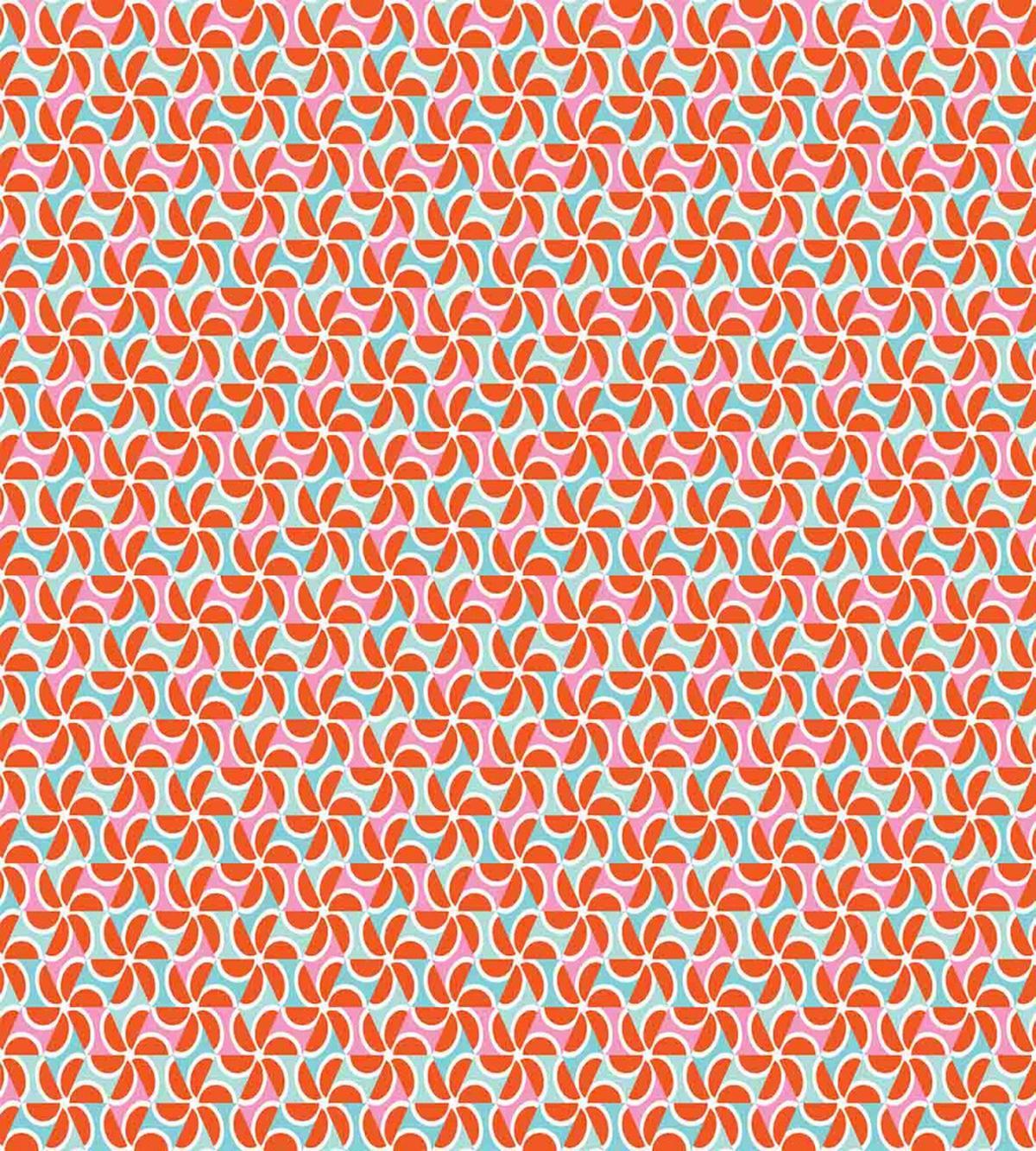 Vivid Geometric Windmill — Pattern