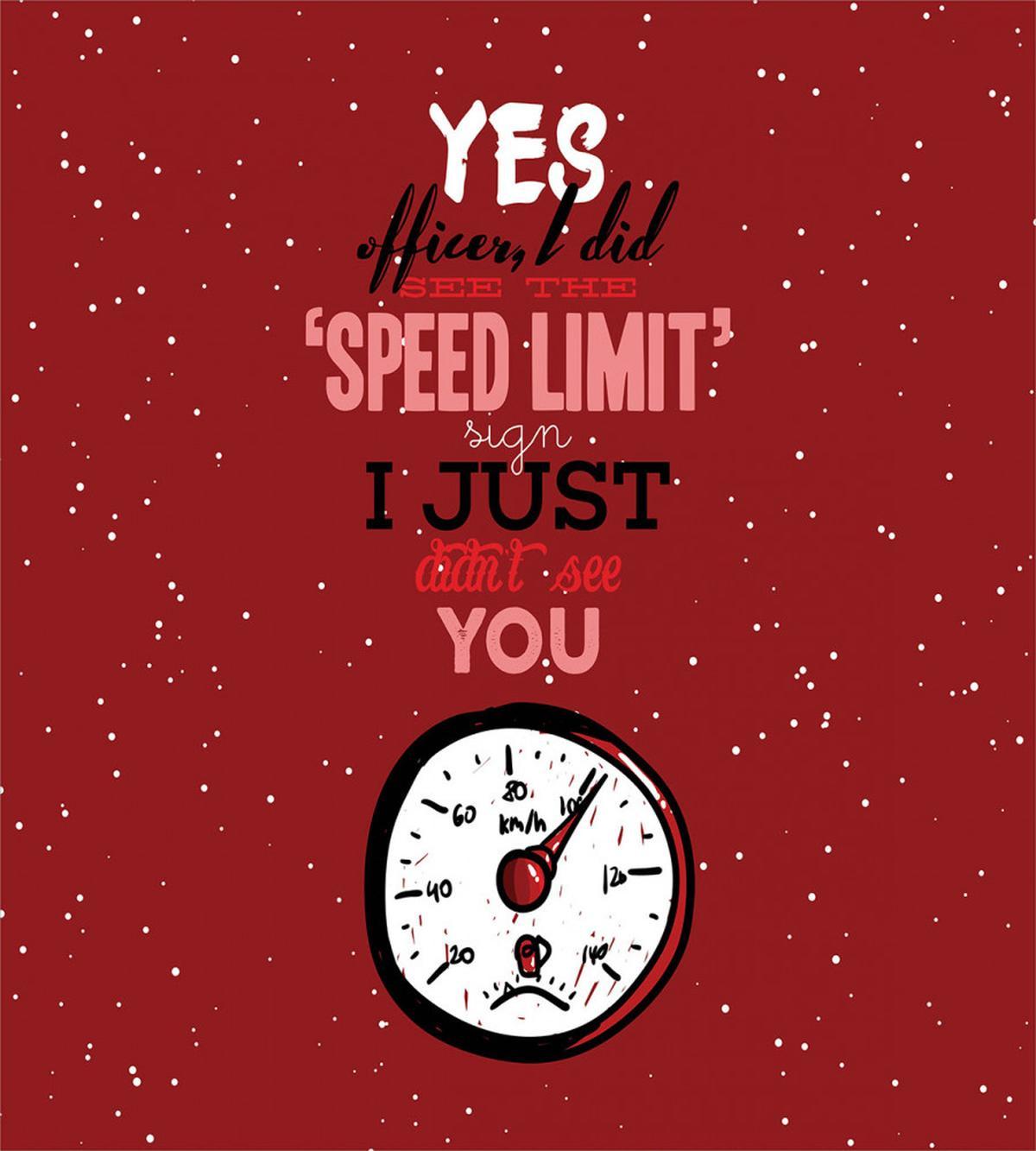 Hilarious Speed Limit Words — Pattern