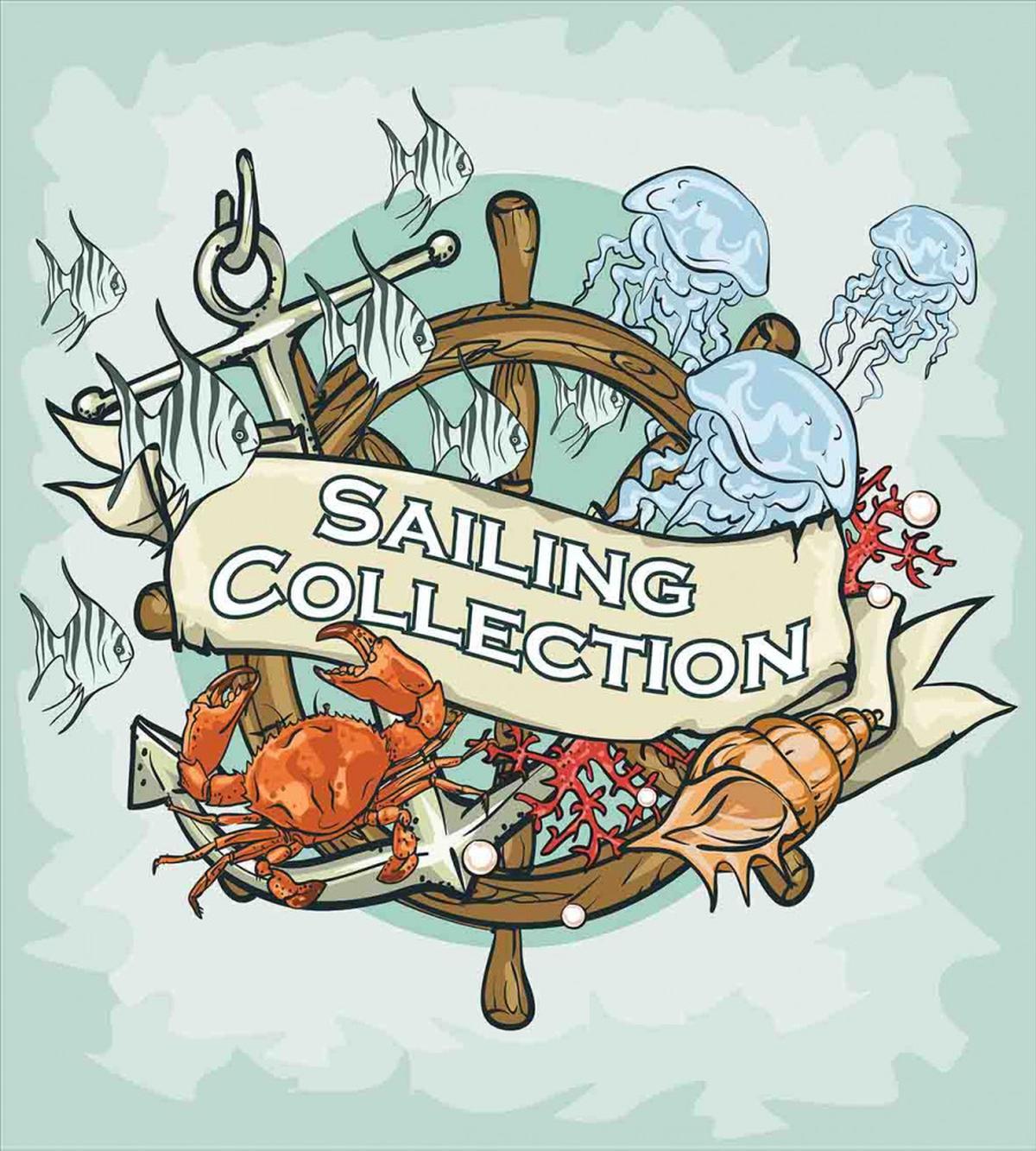 Fishing Sea Food — Pattern