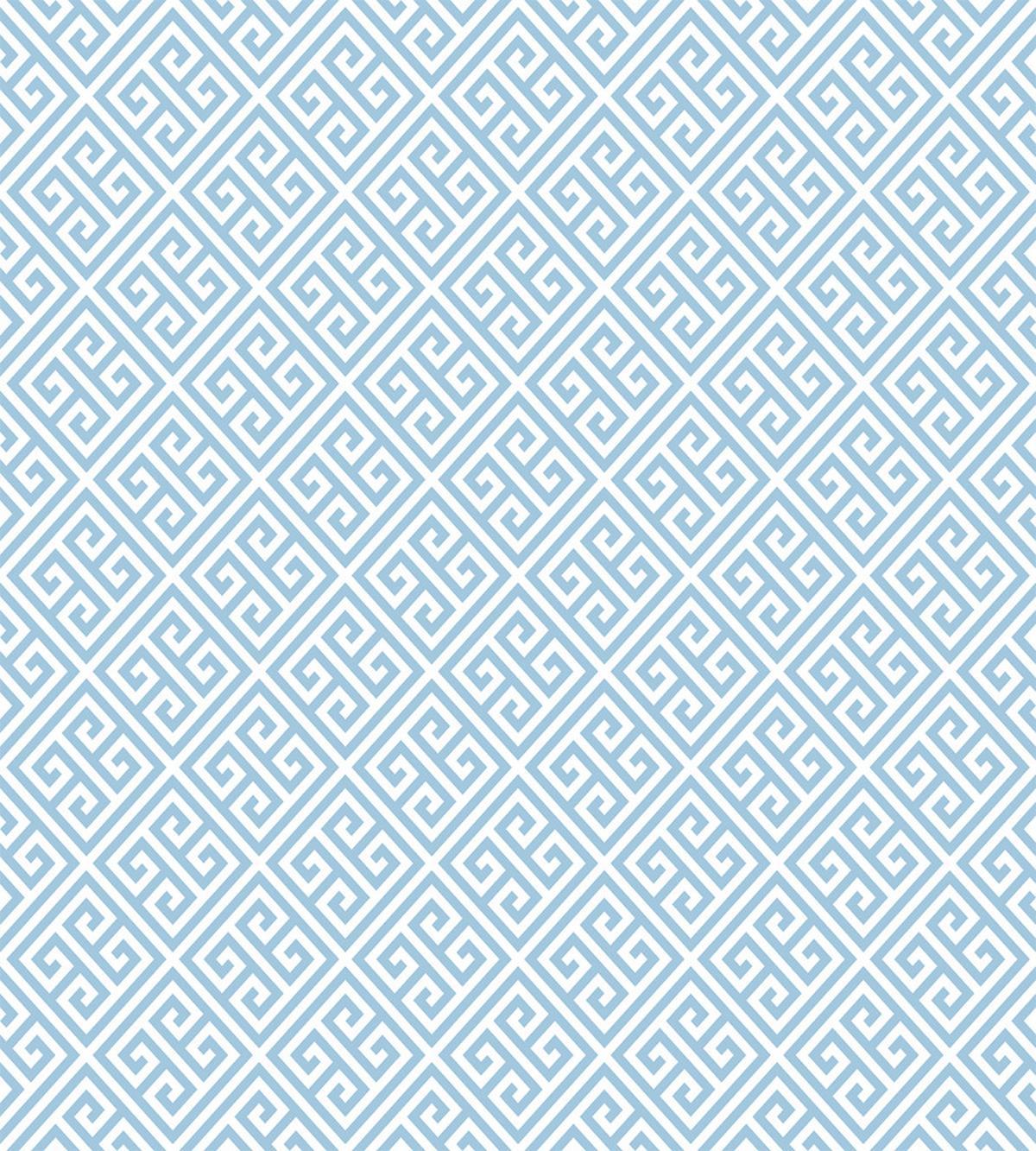 Pale Blue Maze Tile — Pattern