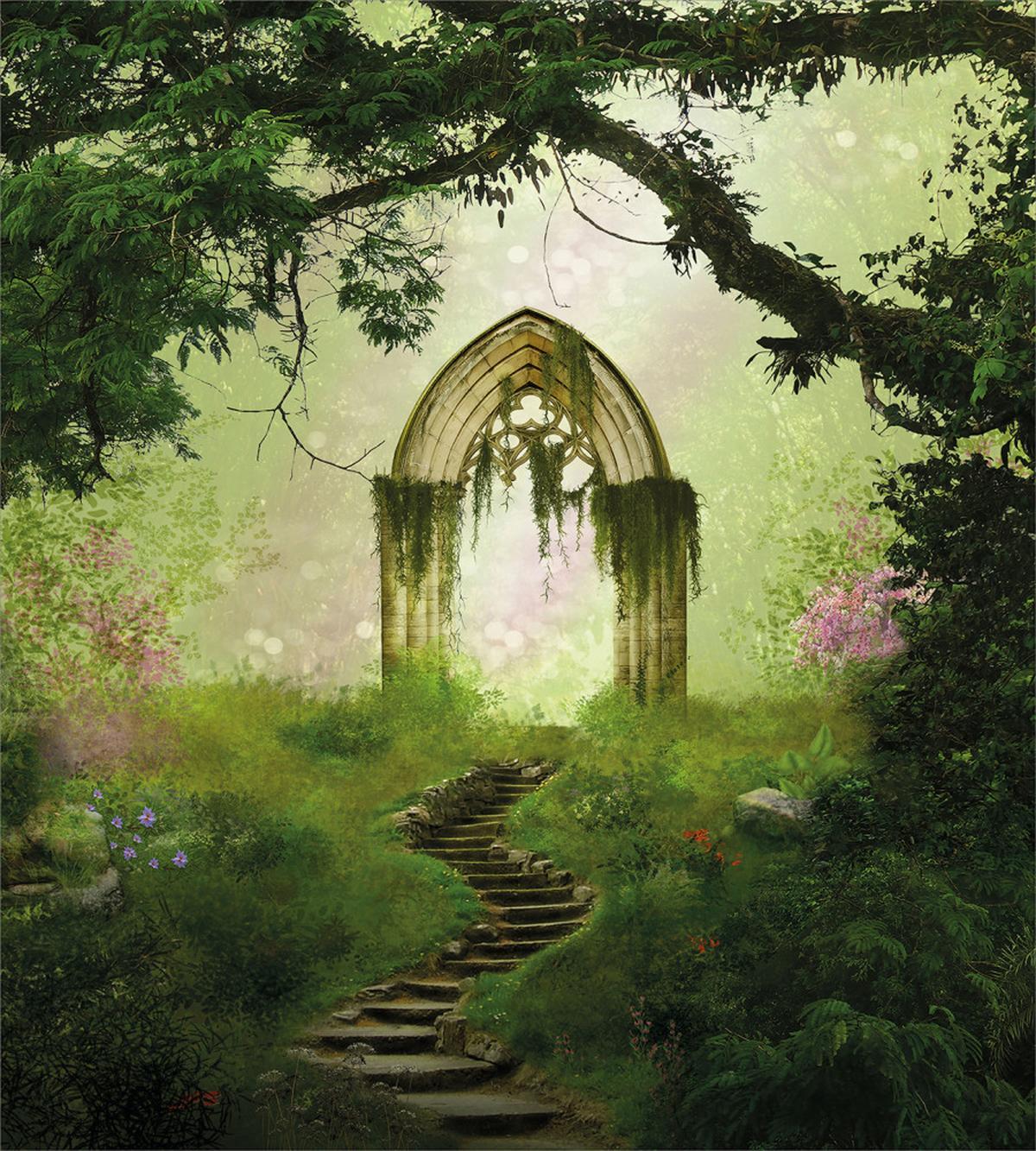 Fantasy Gate in Forest — Pattern