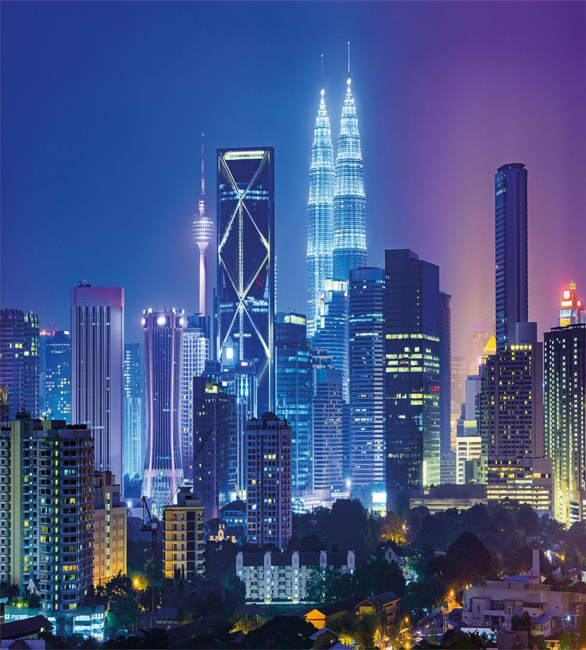 Cityscape Kuala — Pattern