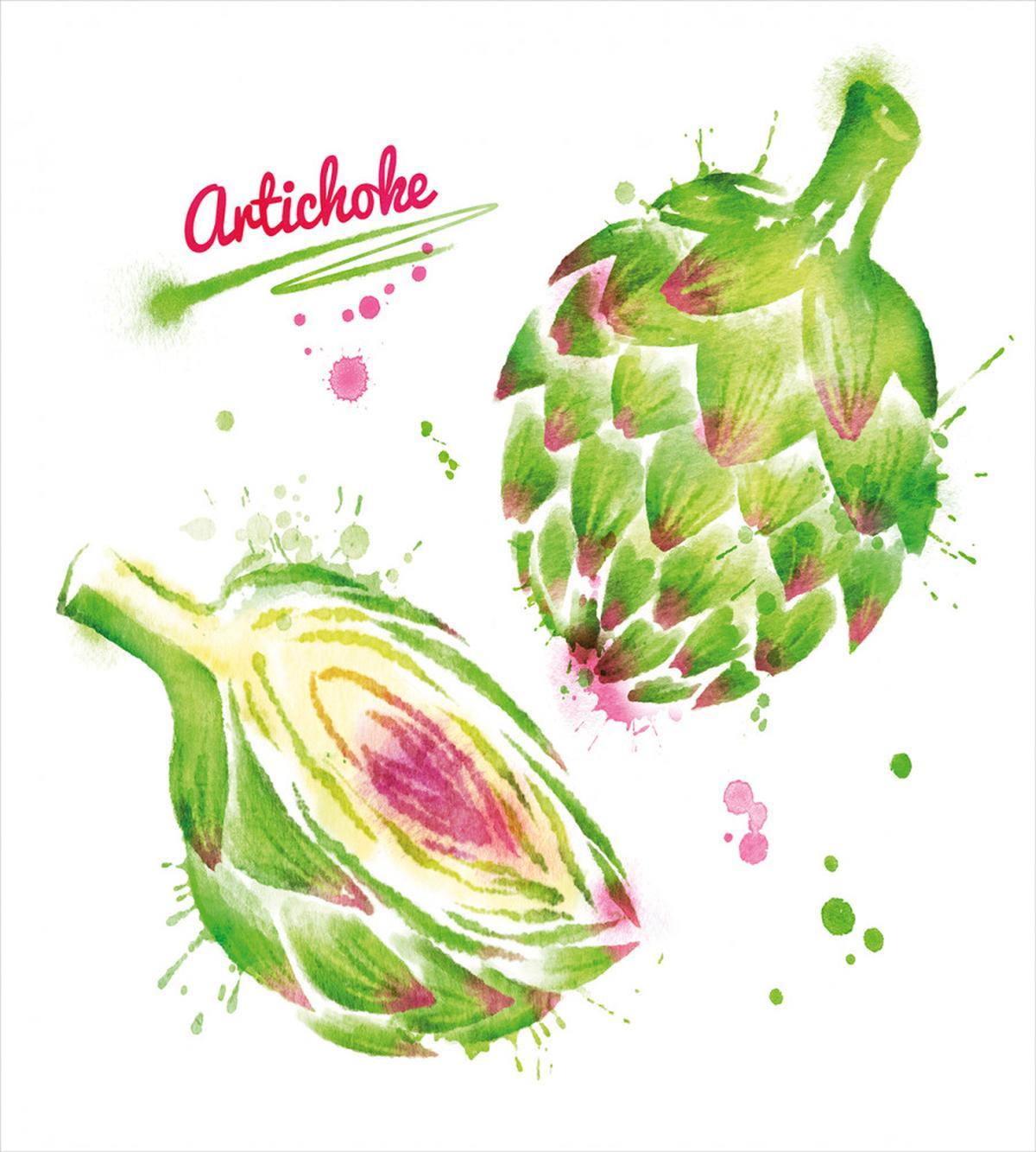 Watercolor Super Food — Pattern