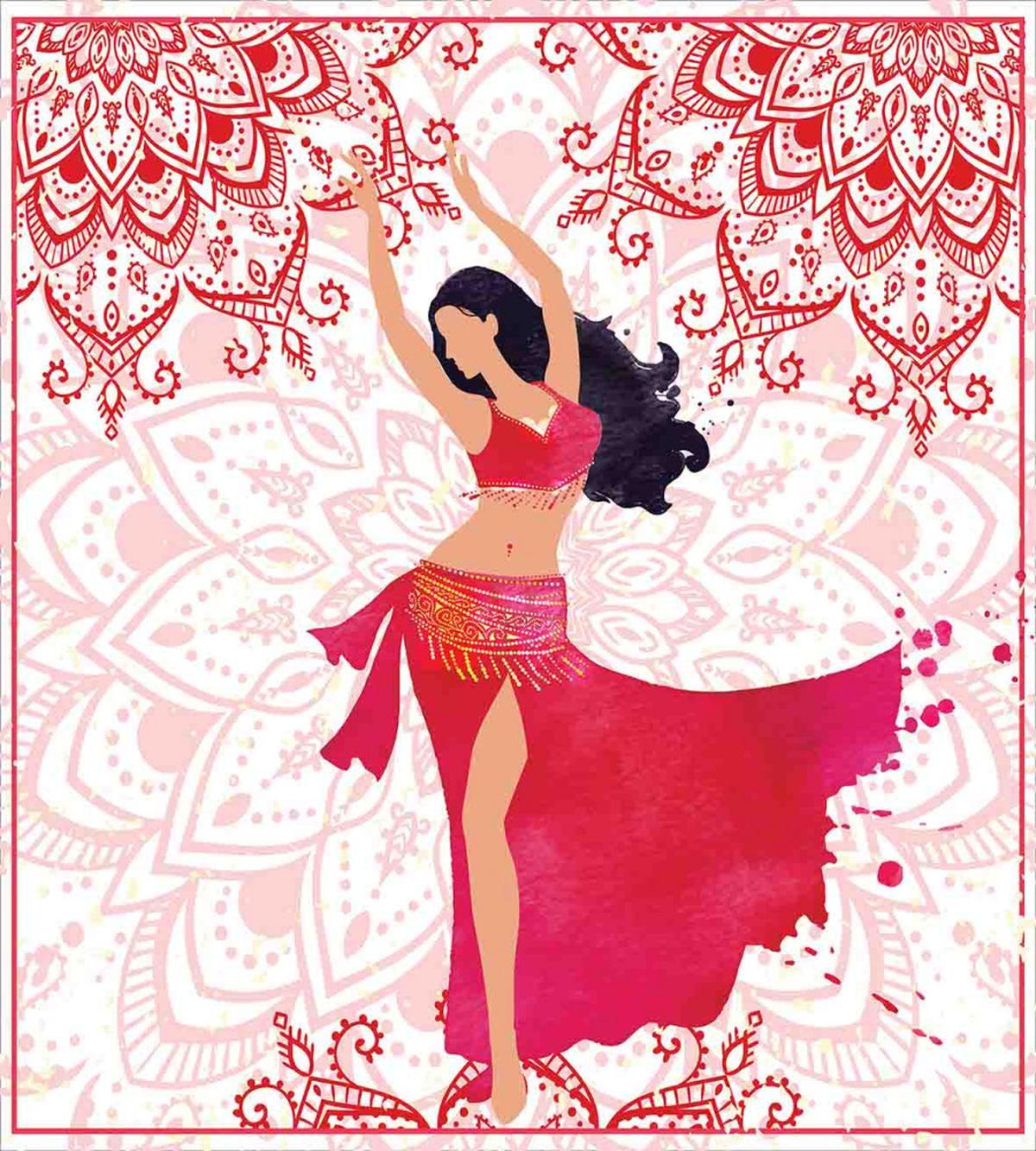 Belly Dancer Woman — Pattern