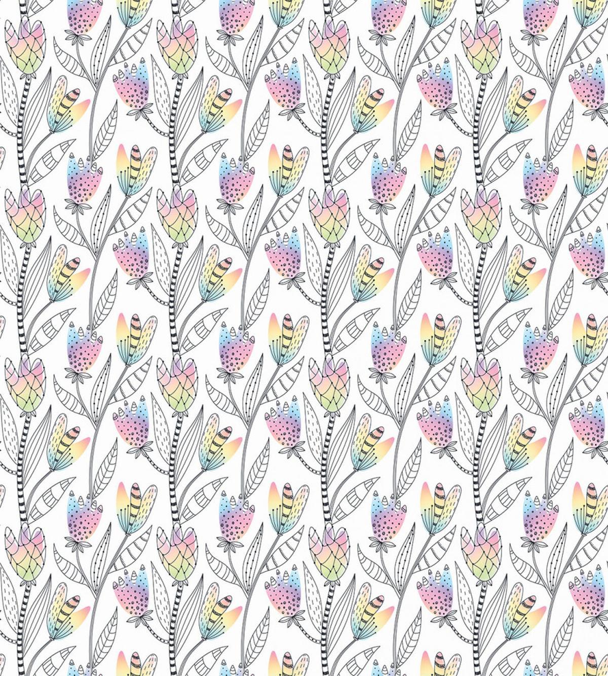 Vibrant Floral Motif — Pattern