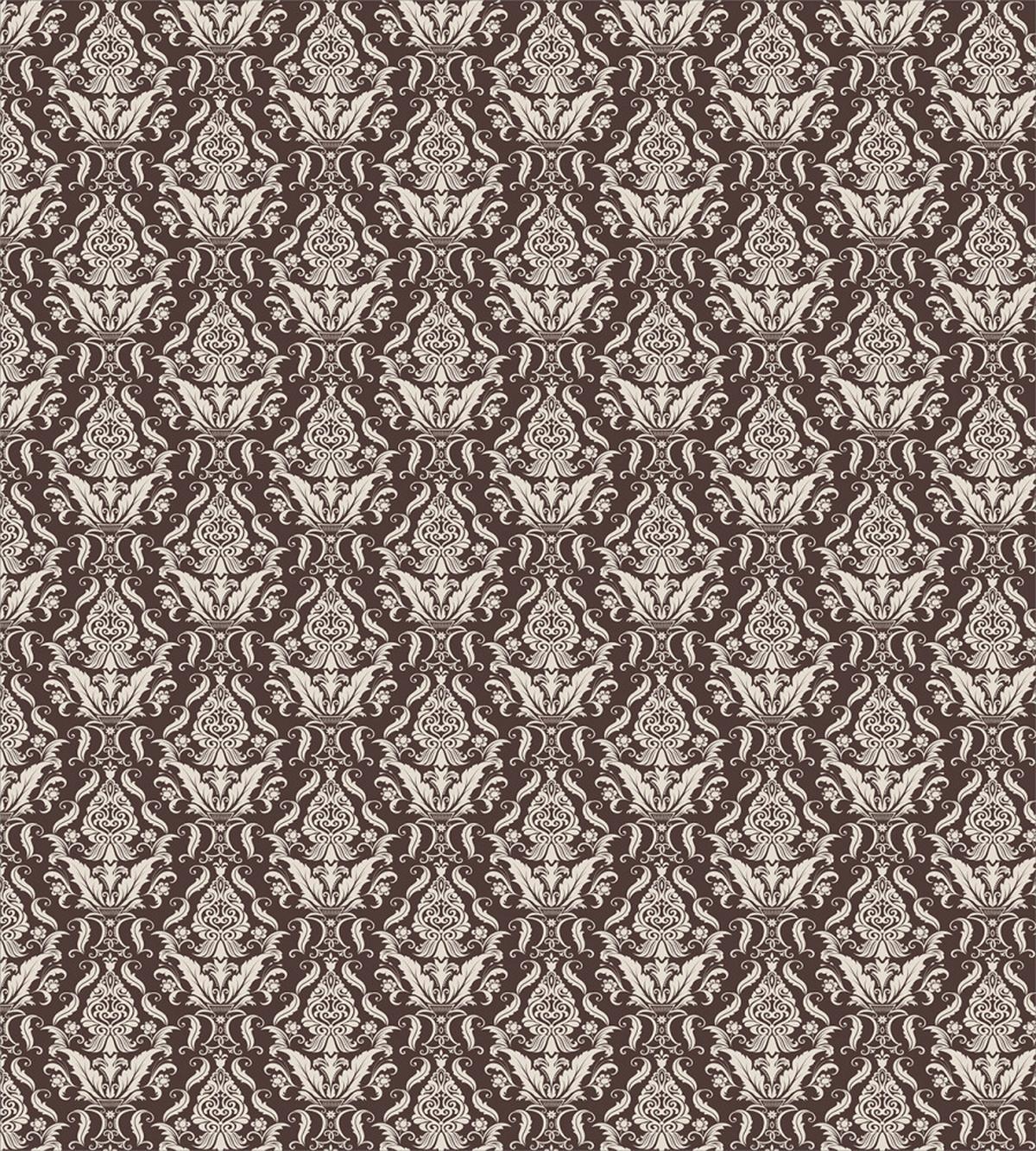 Wildflowers Leaves Curls — Pattern