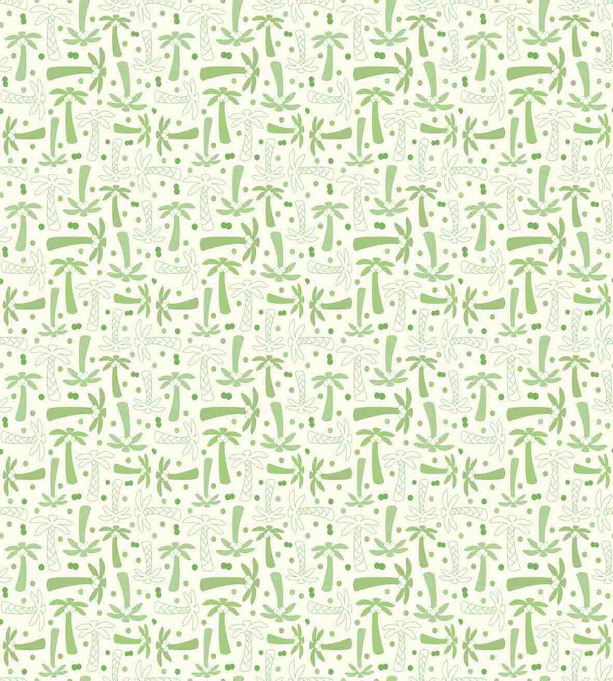 Exotic Plants Leaf Doodle — Pattern