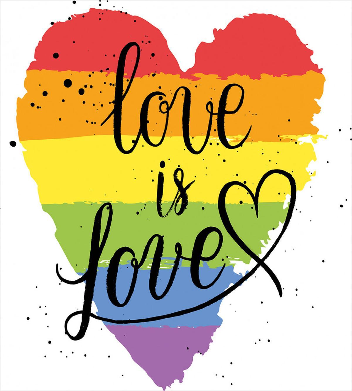 Love is Love Art LGBT — Pattern