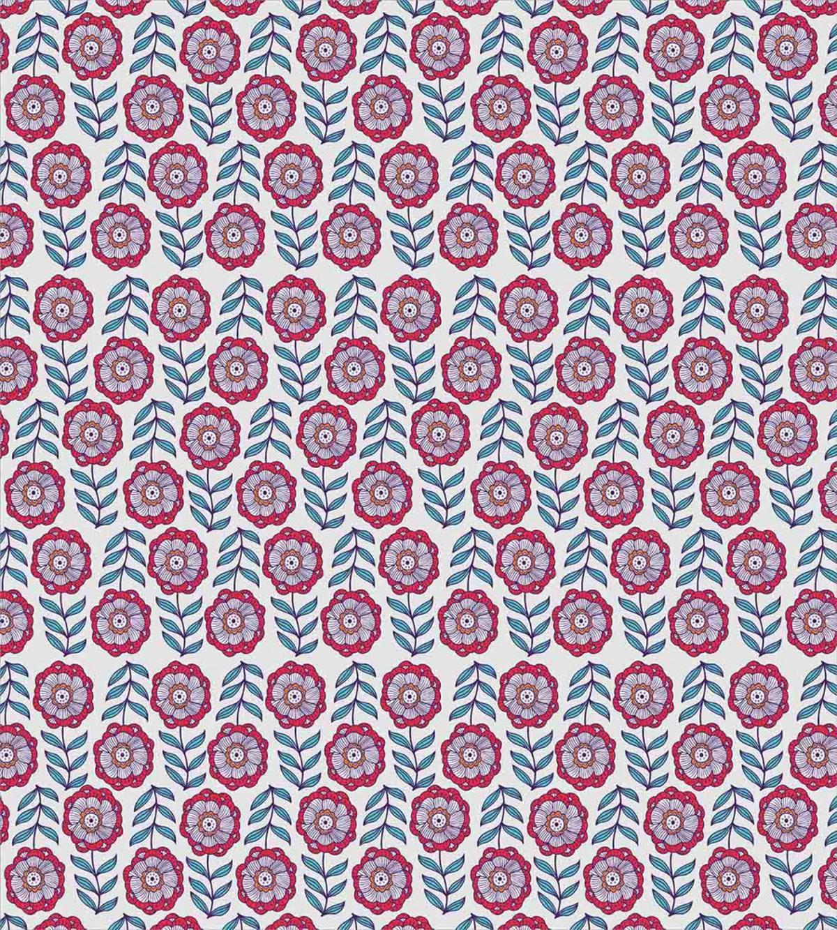 Abstract Blossoms Summer — Pattern