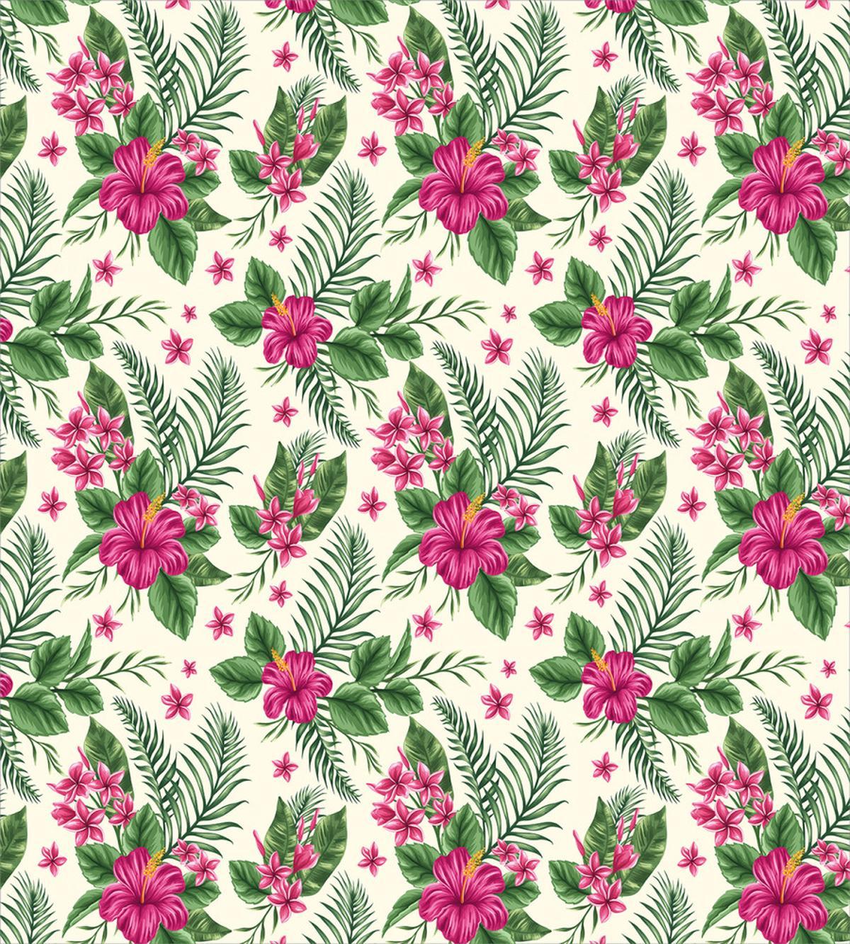 Plumeria Hibiscus — Pattern