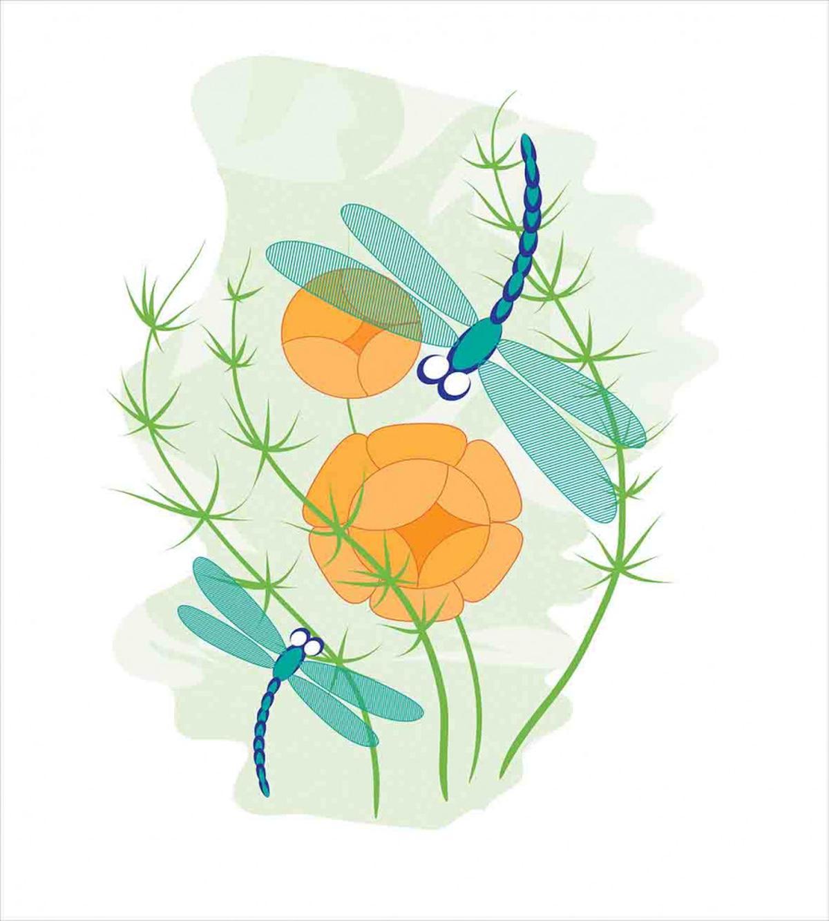Colorful Nature Bugs — Pattern