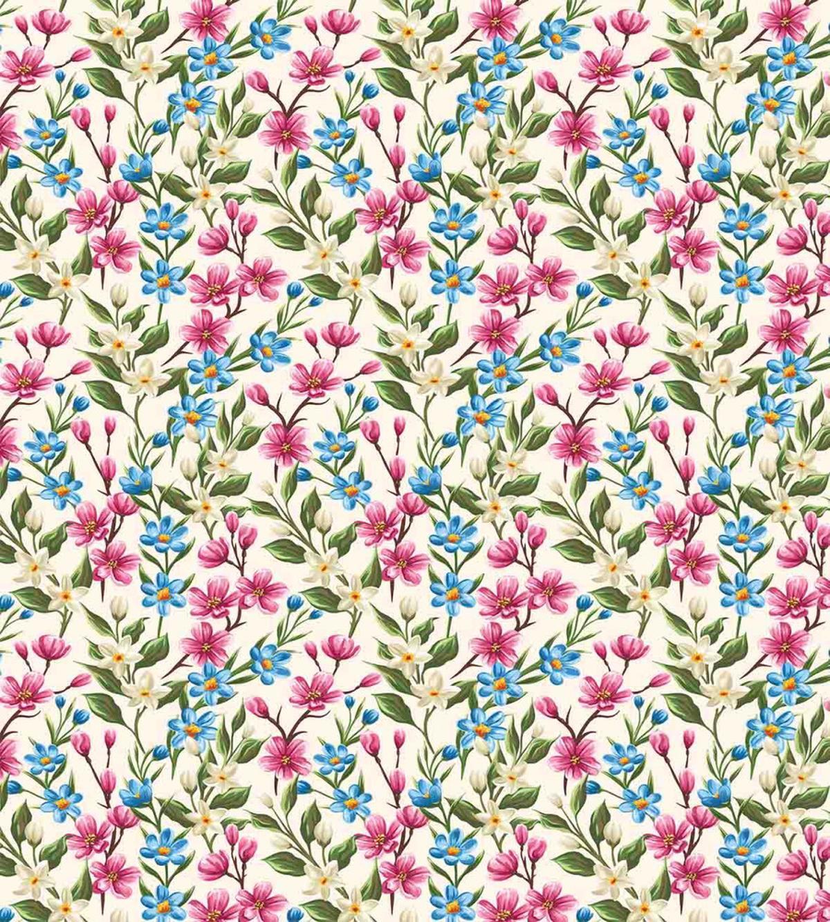 Blooming Flowers Bouquet — Pattern