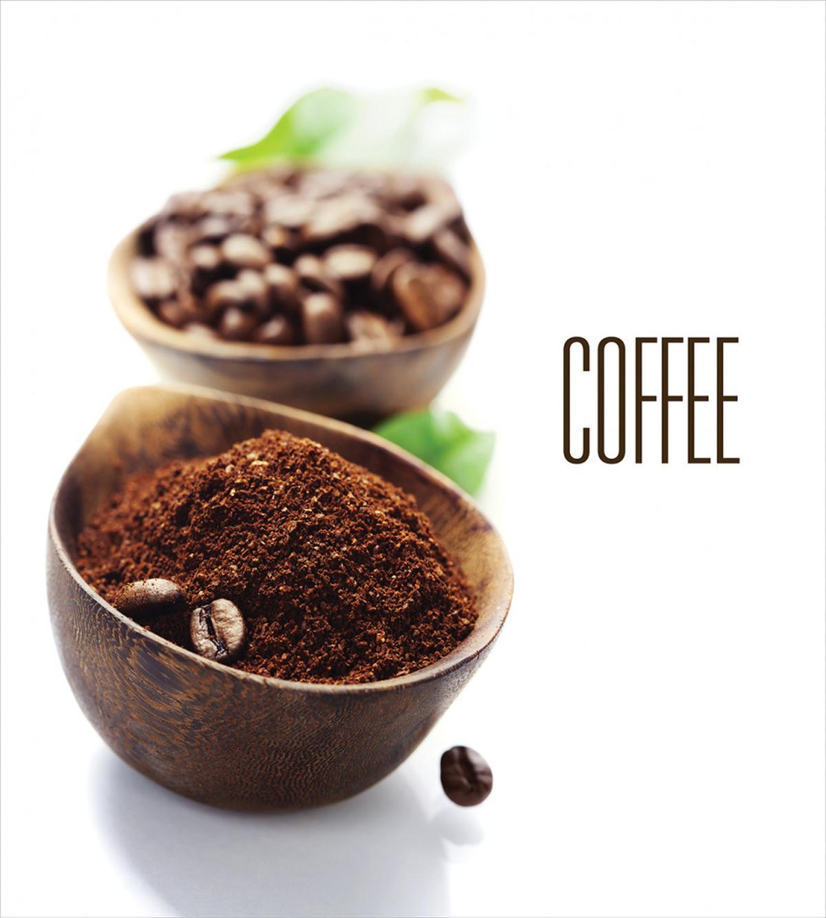 Ground Coffe Wooden Bowl — Pattern