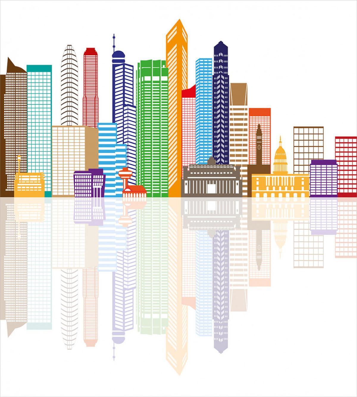Panoramic Famous Landmark — Pattern
