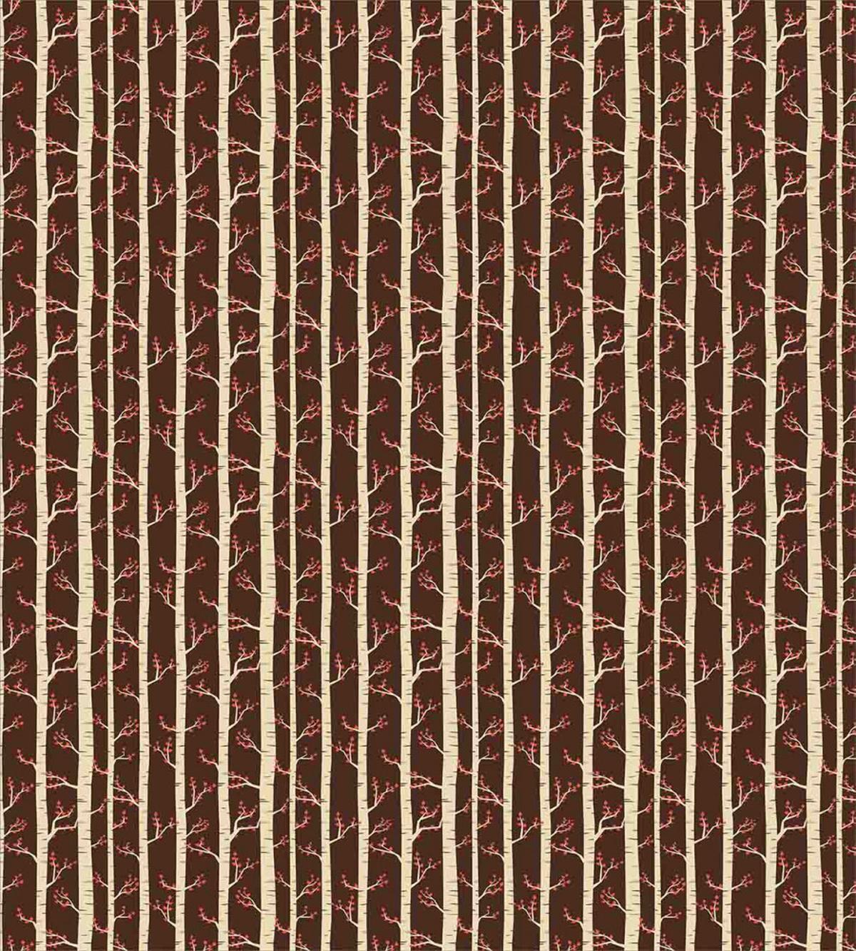 Birch Trees in Autumn — Pattern