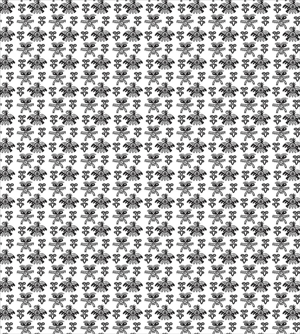 Monochrome Motifs Folk Feels — Pattern