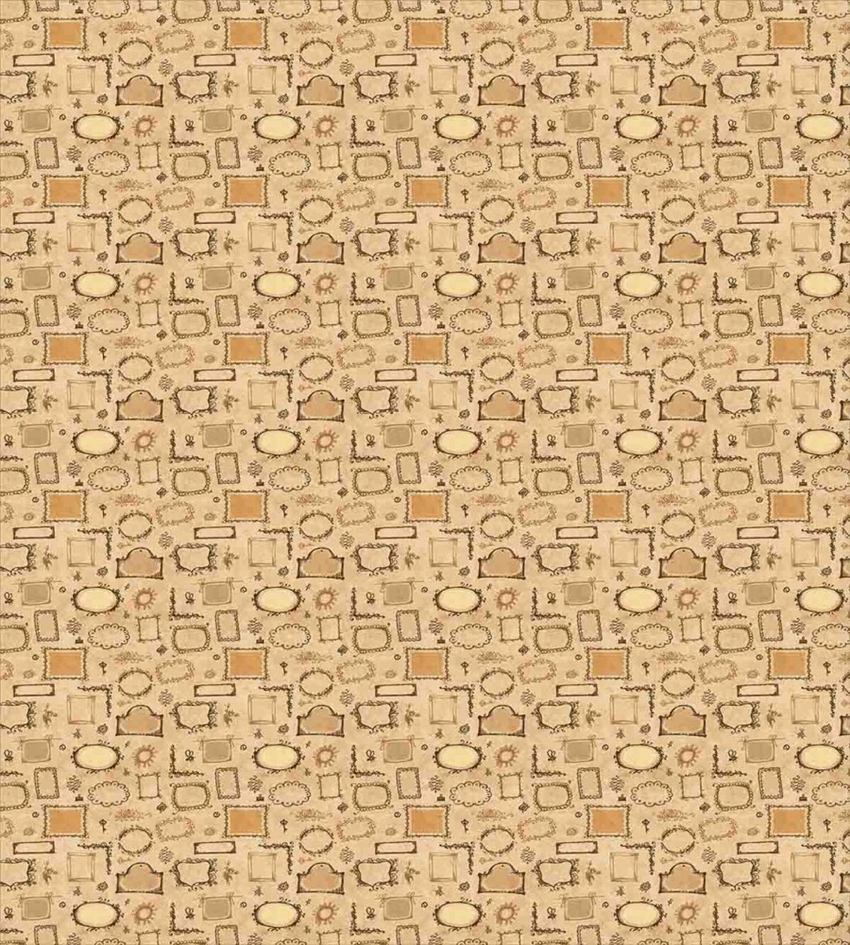 Vintage Swirl Frames — Pattern