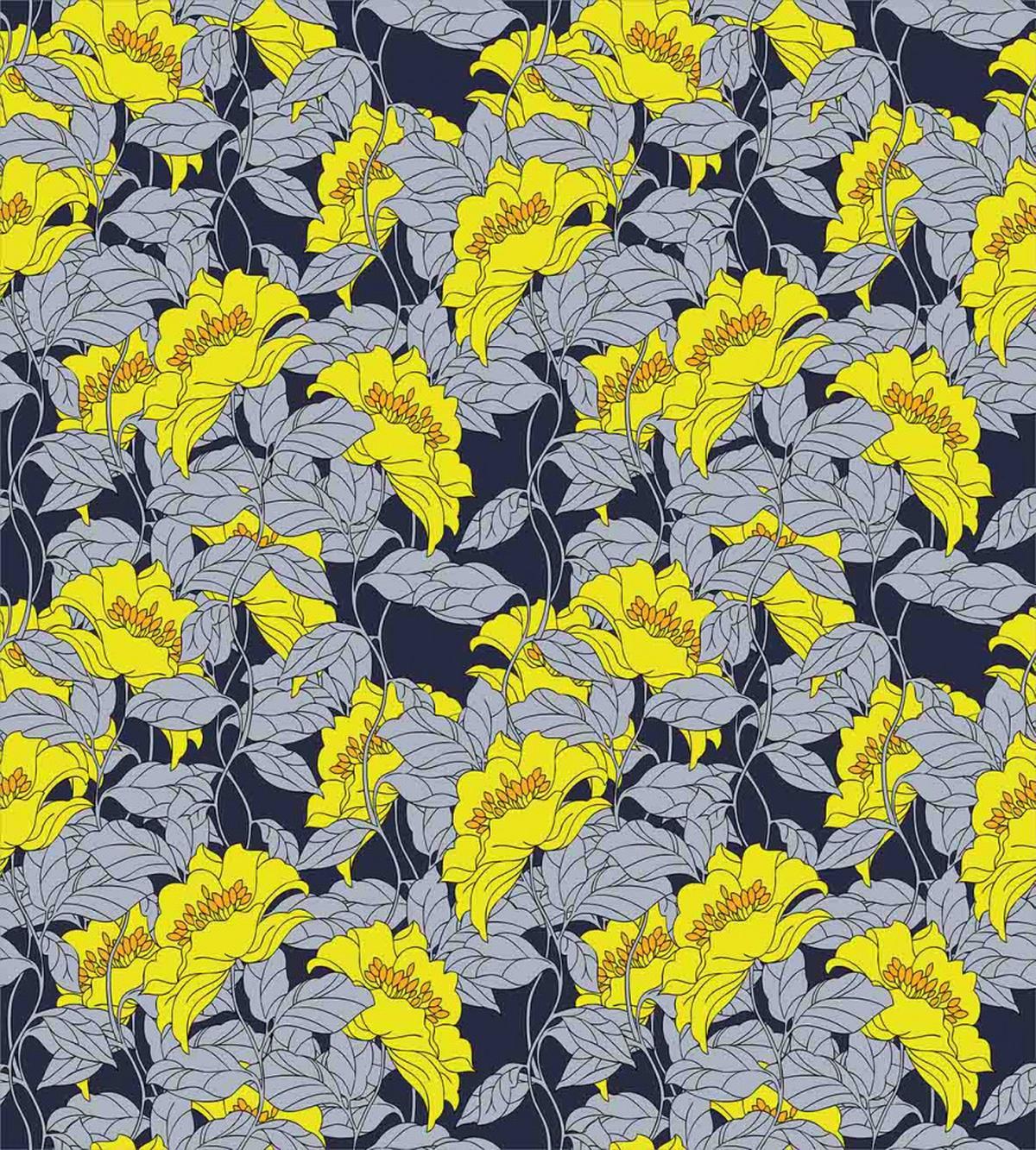 Contrast Tones Florets — Pattern