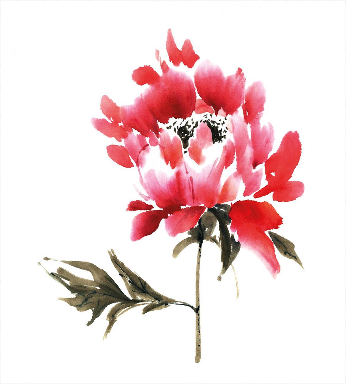 Japanese Ink Wash Painting — Pattern