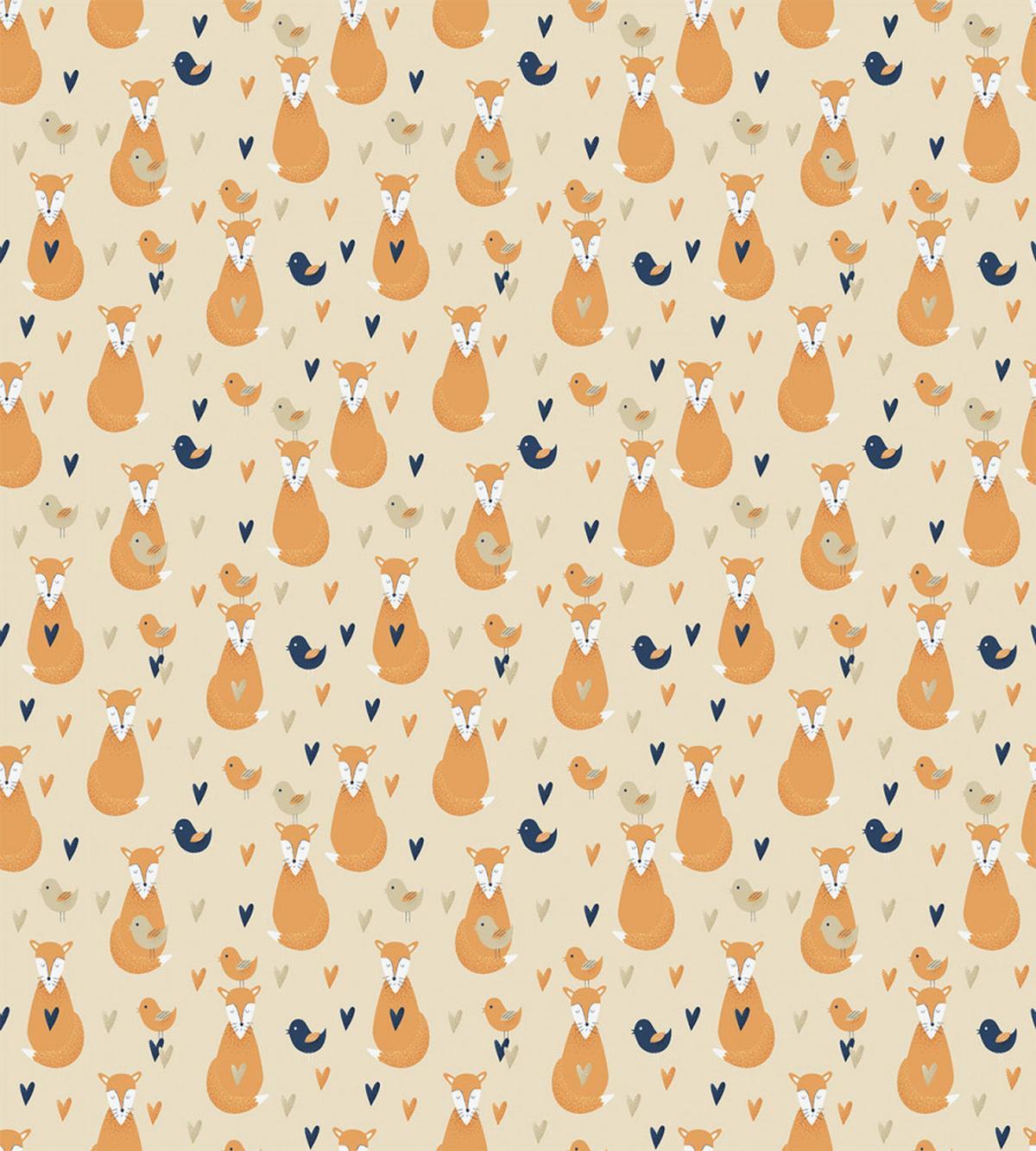 Foxes Birds Hearts — Pattern