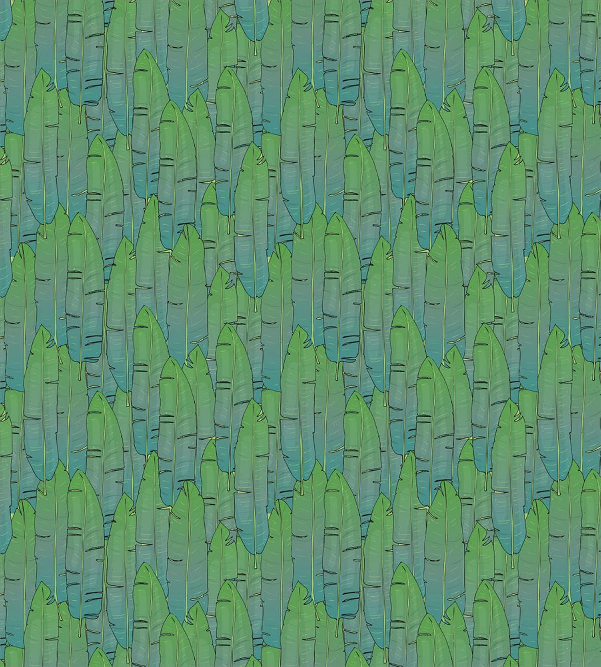 Exotic Palm Leaves Motifs — Pattern