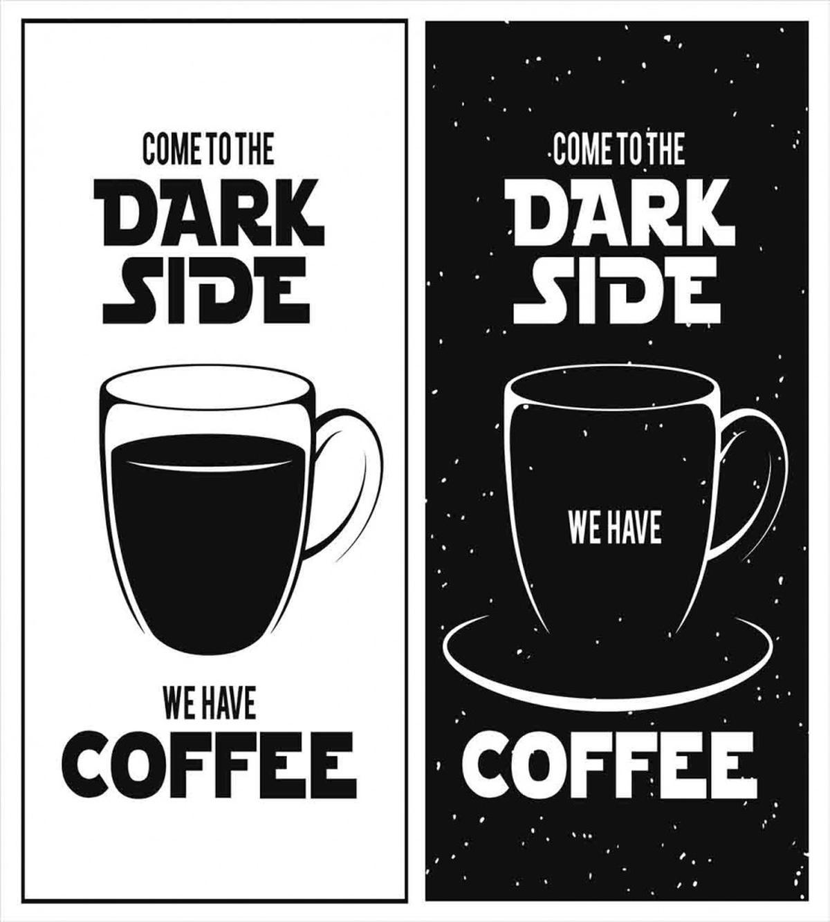 Space and Coffee Themed — Pattern