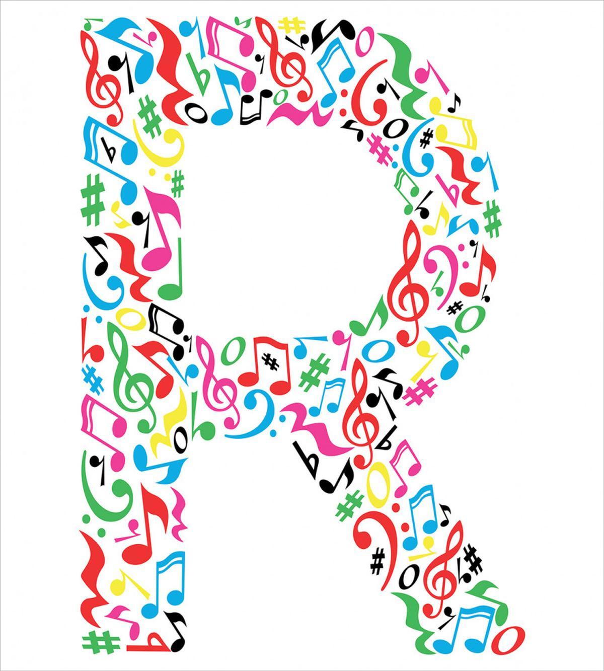 Cool and Musical Font — Pattern